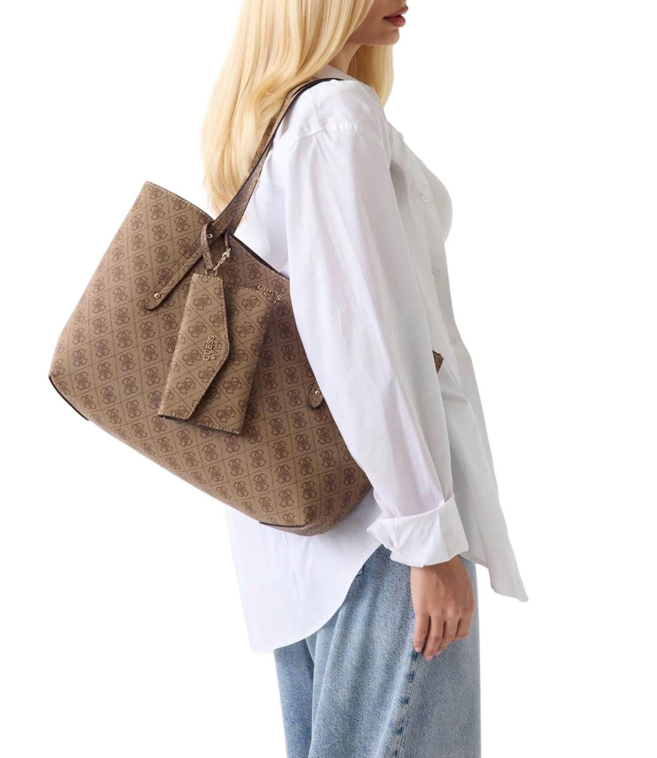 Guess Borsa Brenton Beige Donna