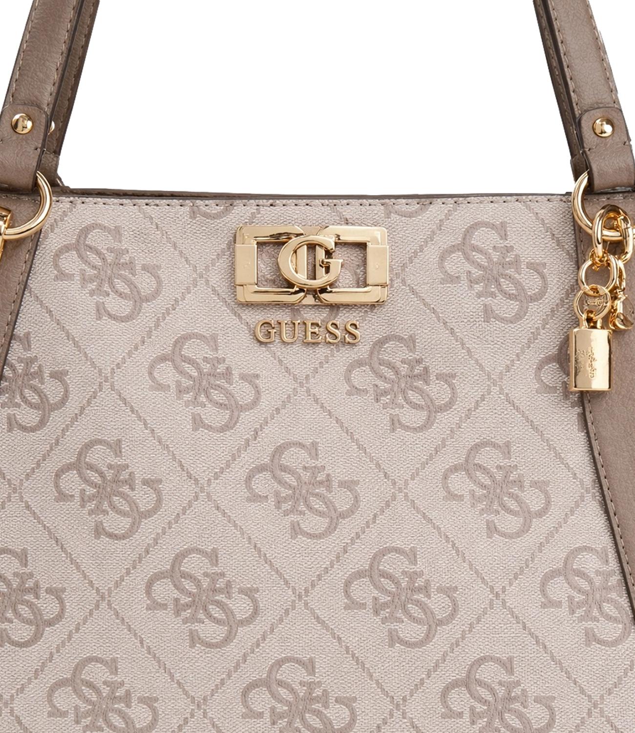 Guess Borsa Shopper Karnilla Dark Taupe Donna