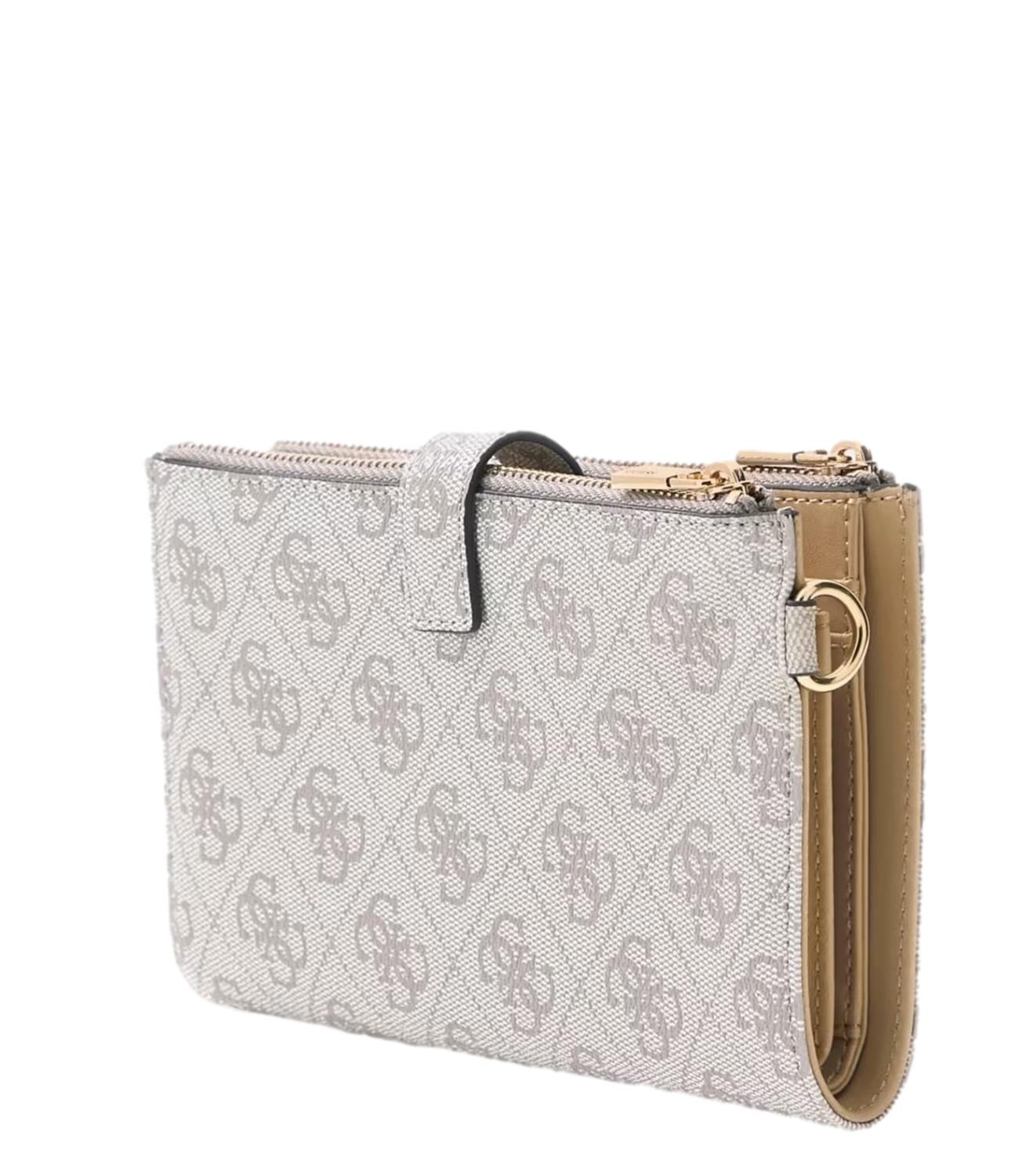 Guess Portafoglio Dark Taupe Logo Donna