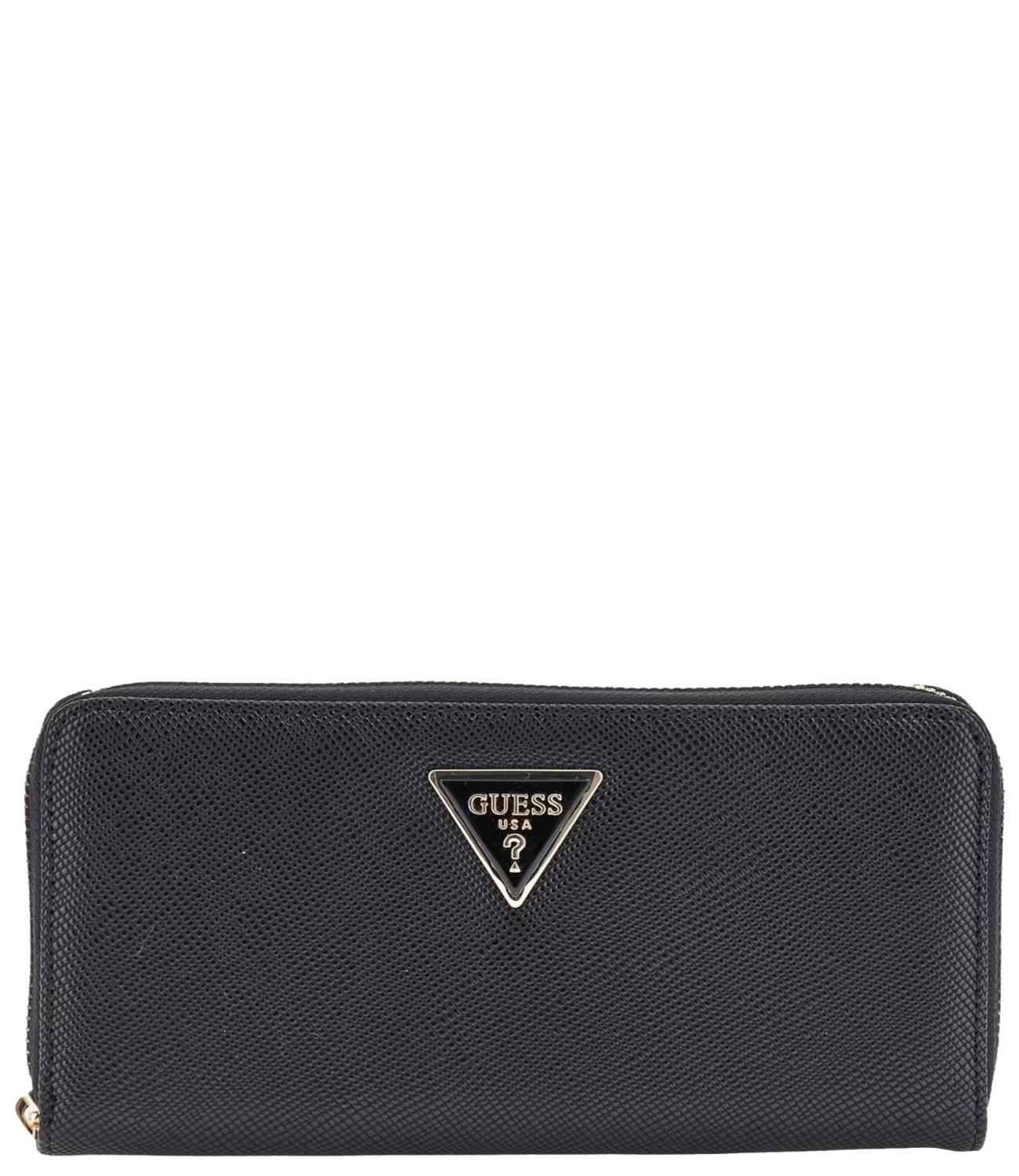 Guess portafoglio Laurel grande nero donna