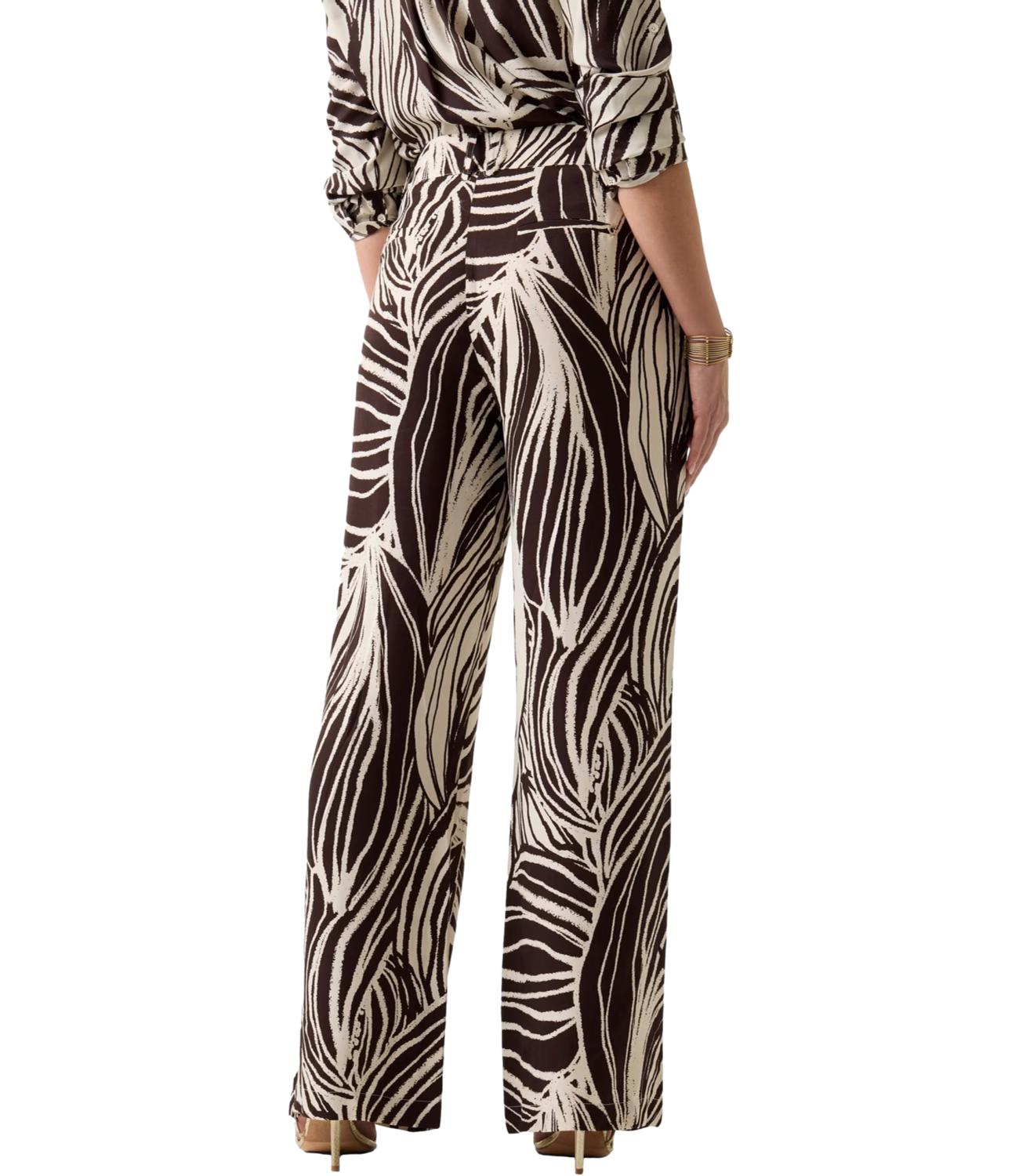 Guess Pantalone Marrone Multi Donna
