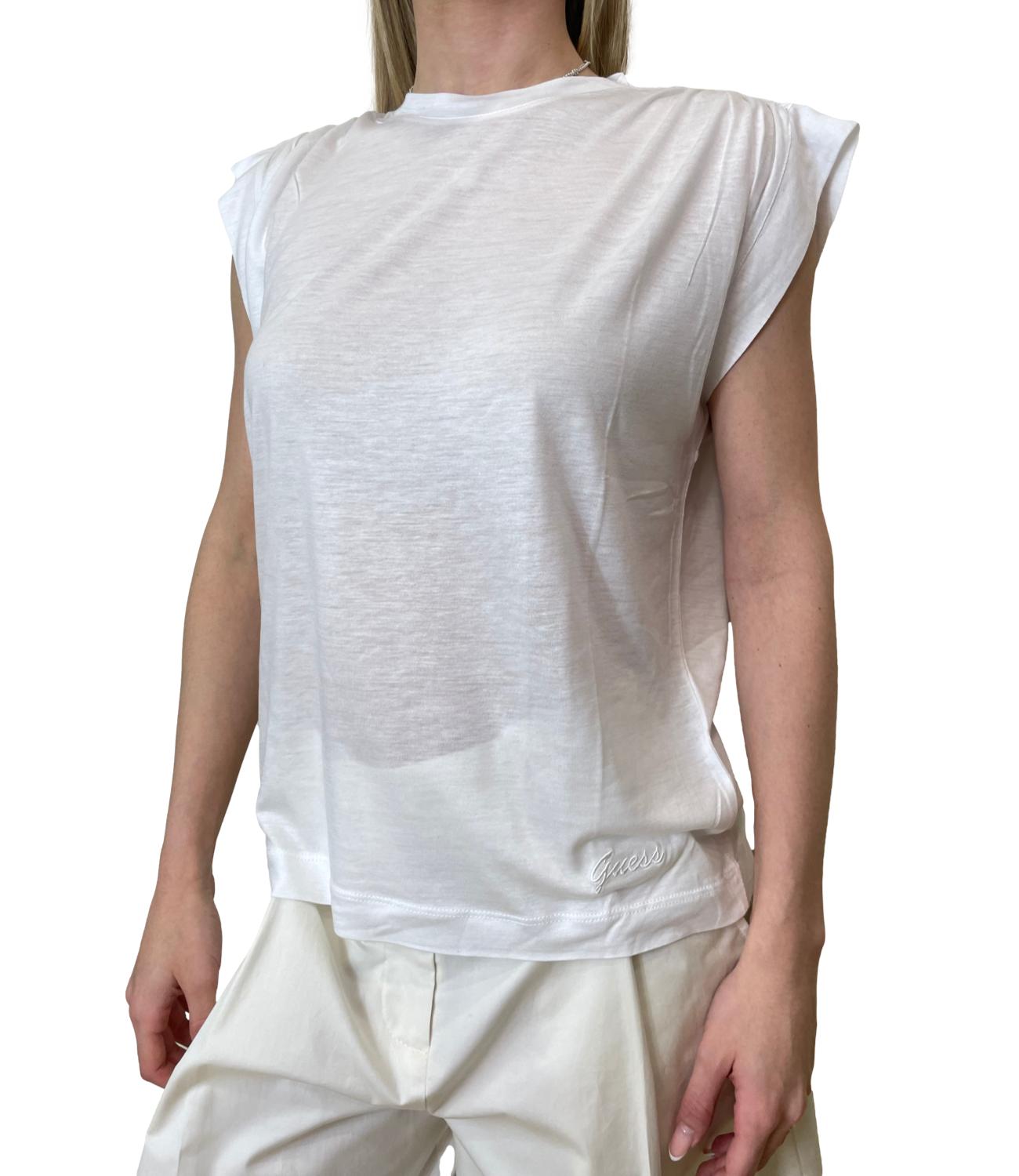 Guess Maglia Pure White Donna