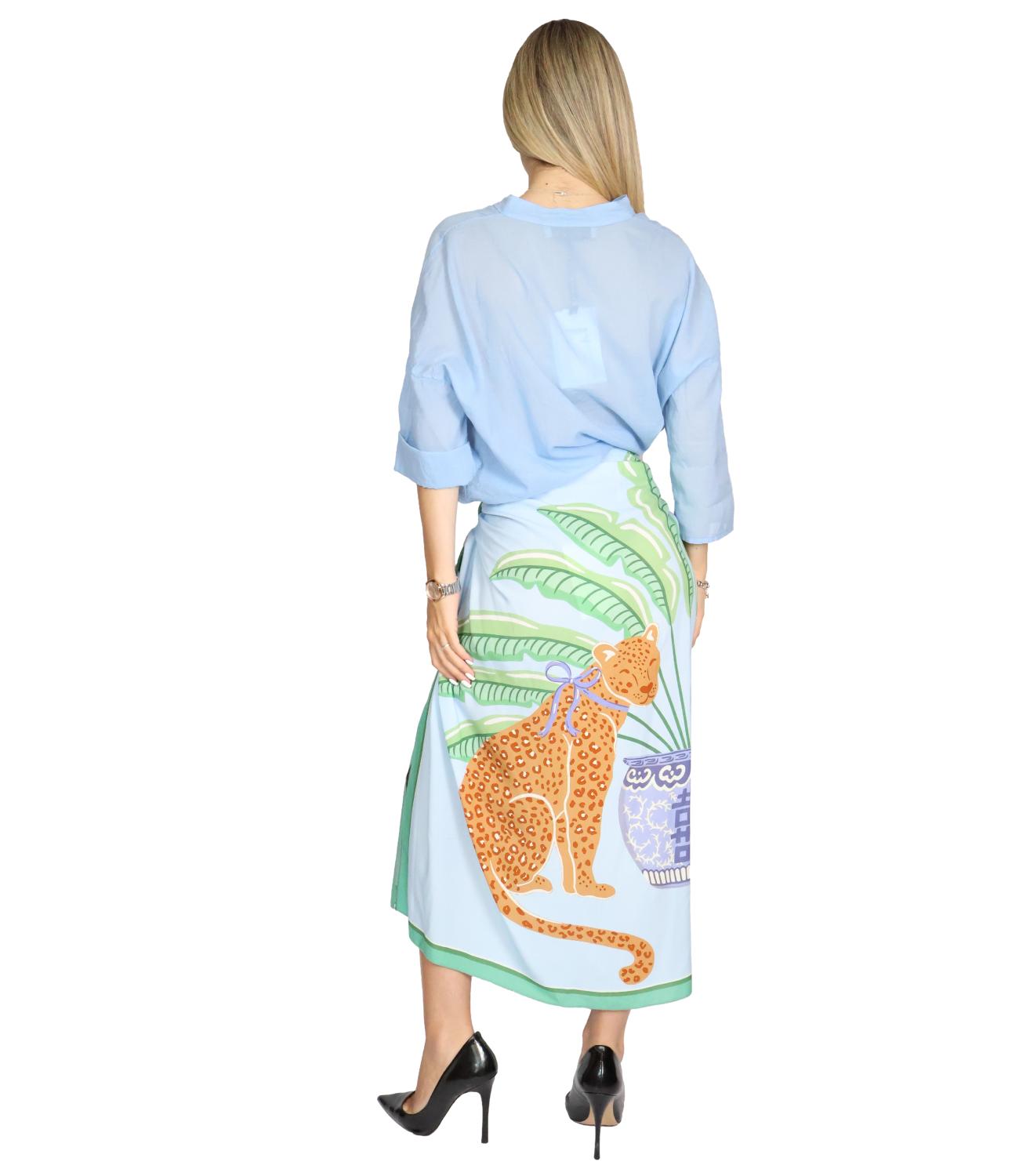 Have One Camicia da Donna - Celeste - CfL-Q387