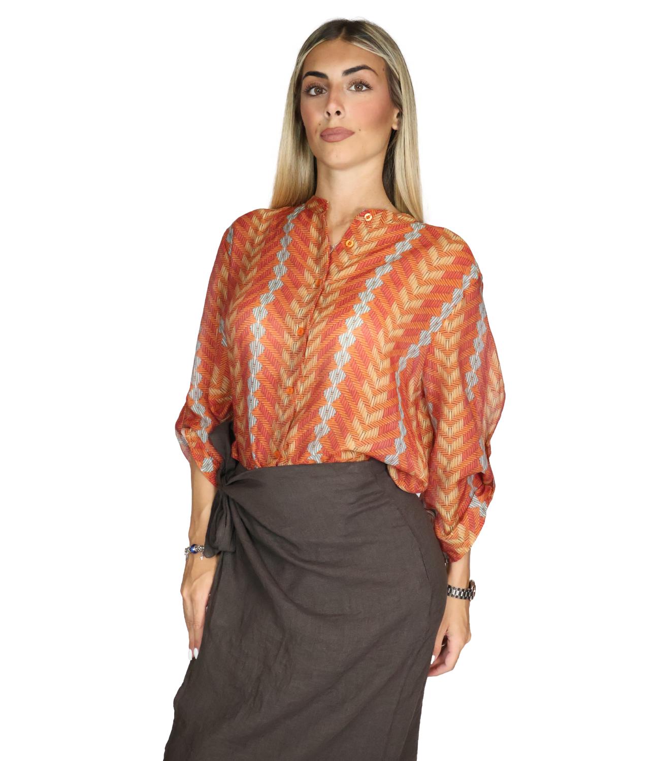 Have One Camicia da Donna - Tabacco - CvS-Q494