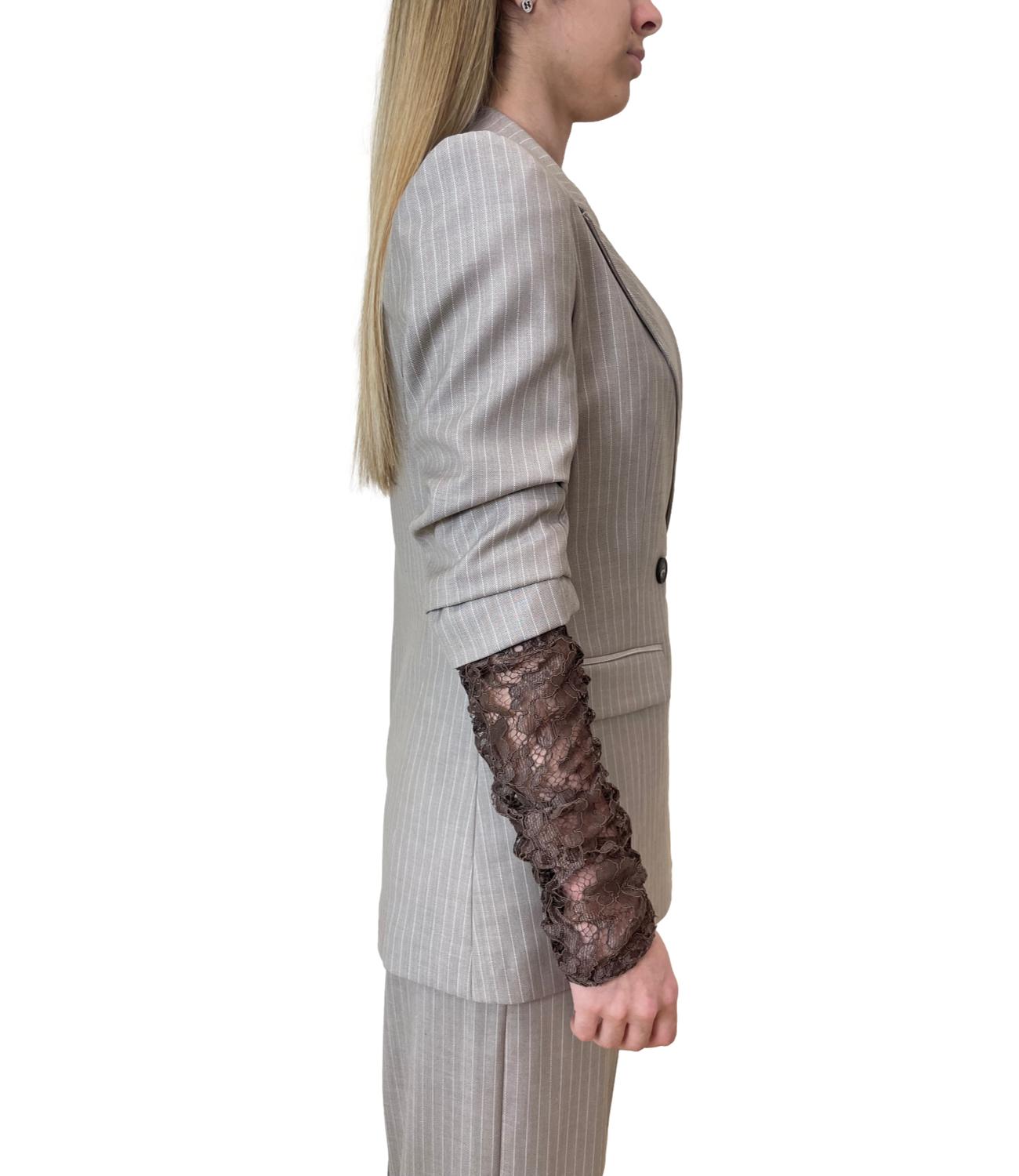 Have One Giacca Pizzo Moro Donna