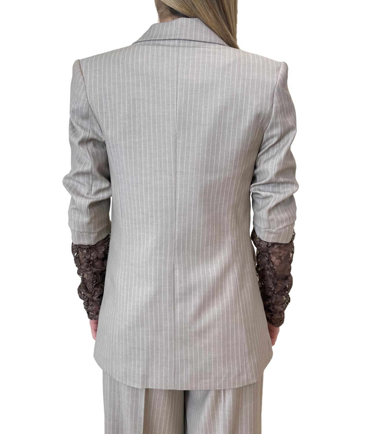 Have One Giacca Pizzo Moro Donna