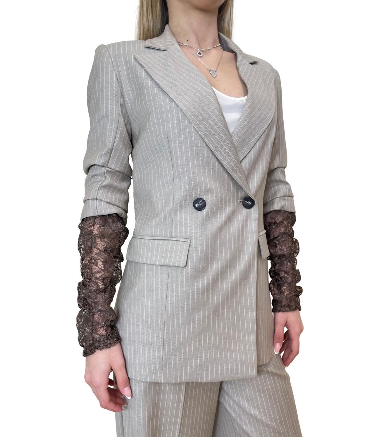 Have One Giacca Pizzo Moro Donna