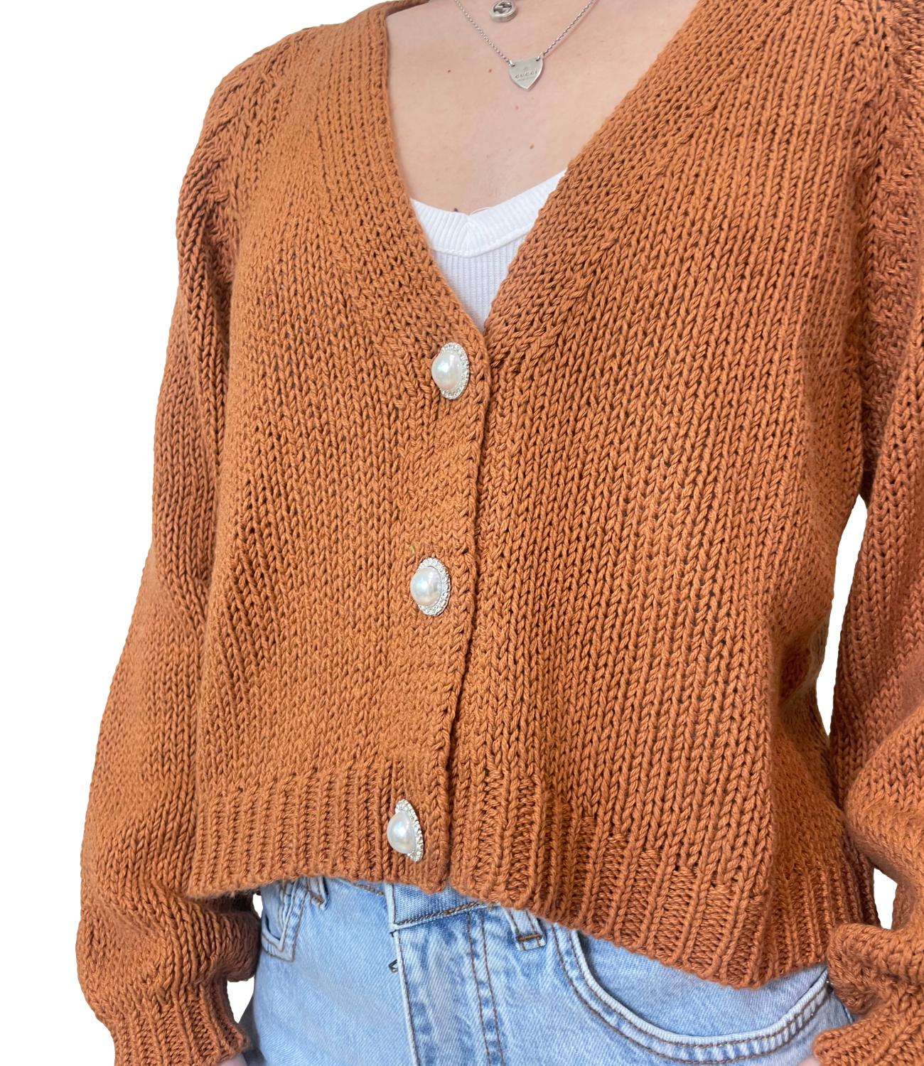 Have One Cardigan Tabacco Donna