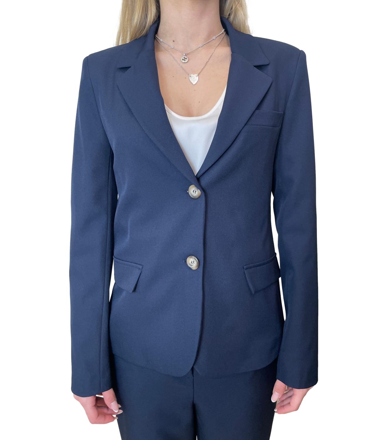 Have One Giacca Basica Blu Donna