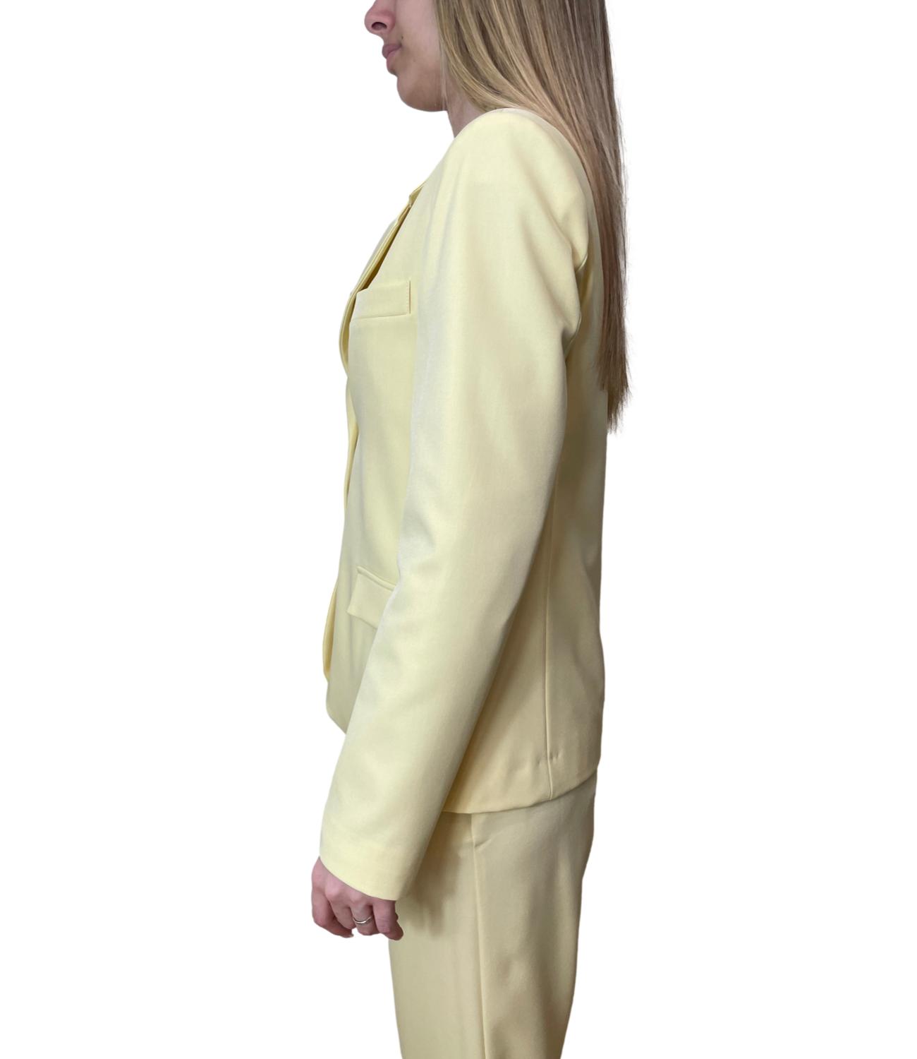 Have One Giacca Basica Giallo Donna