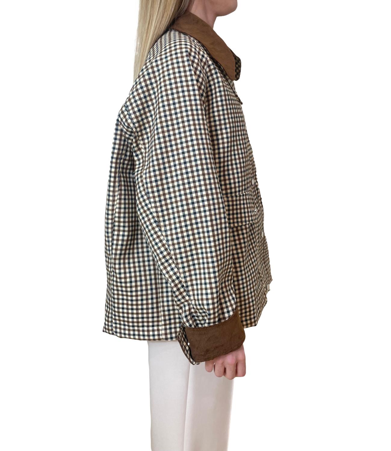 Have One Giacca Quadro Moro Donna
