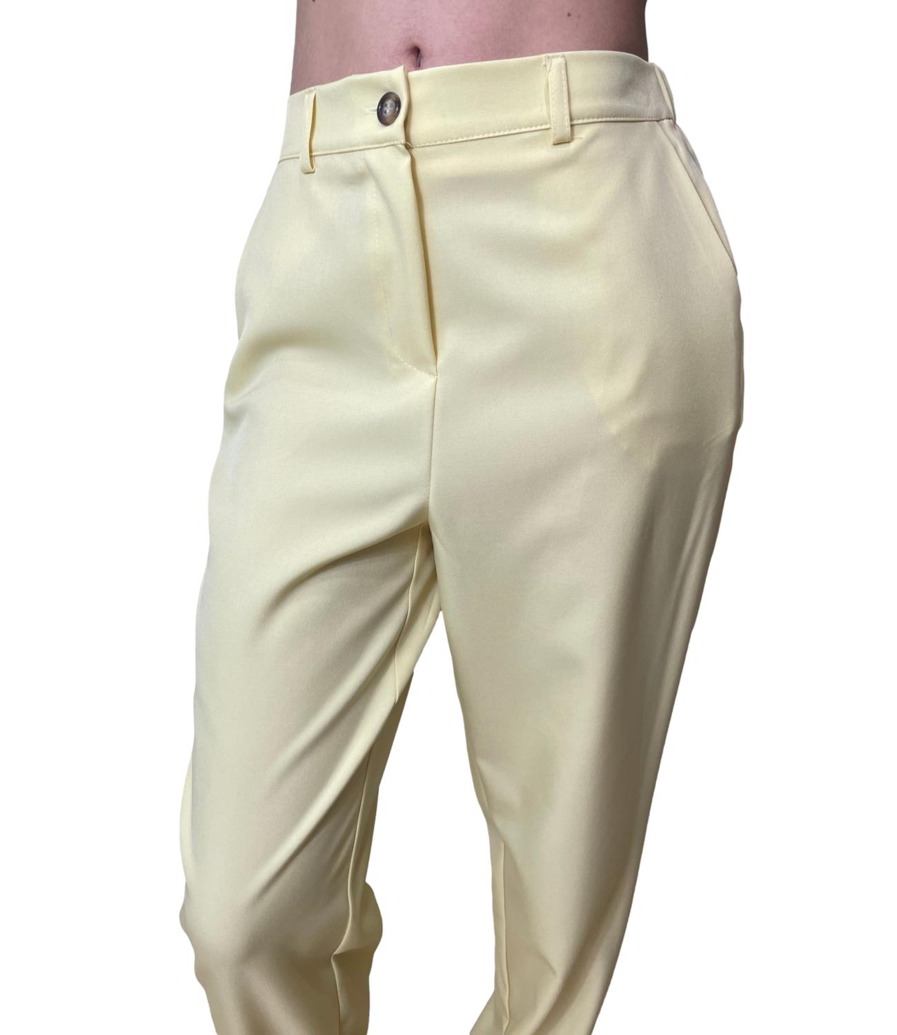 Have One Pantalone Sigaretta Giallo Donna