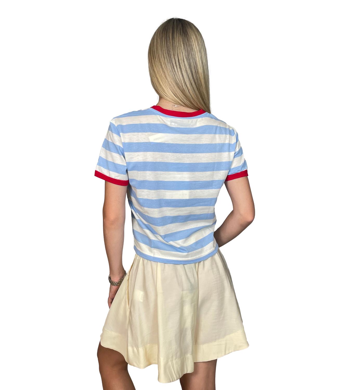 Have One T-Shirt da Donna - Latte/cielo - TsH-Q248