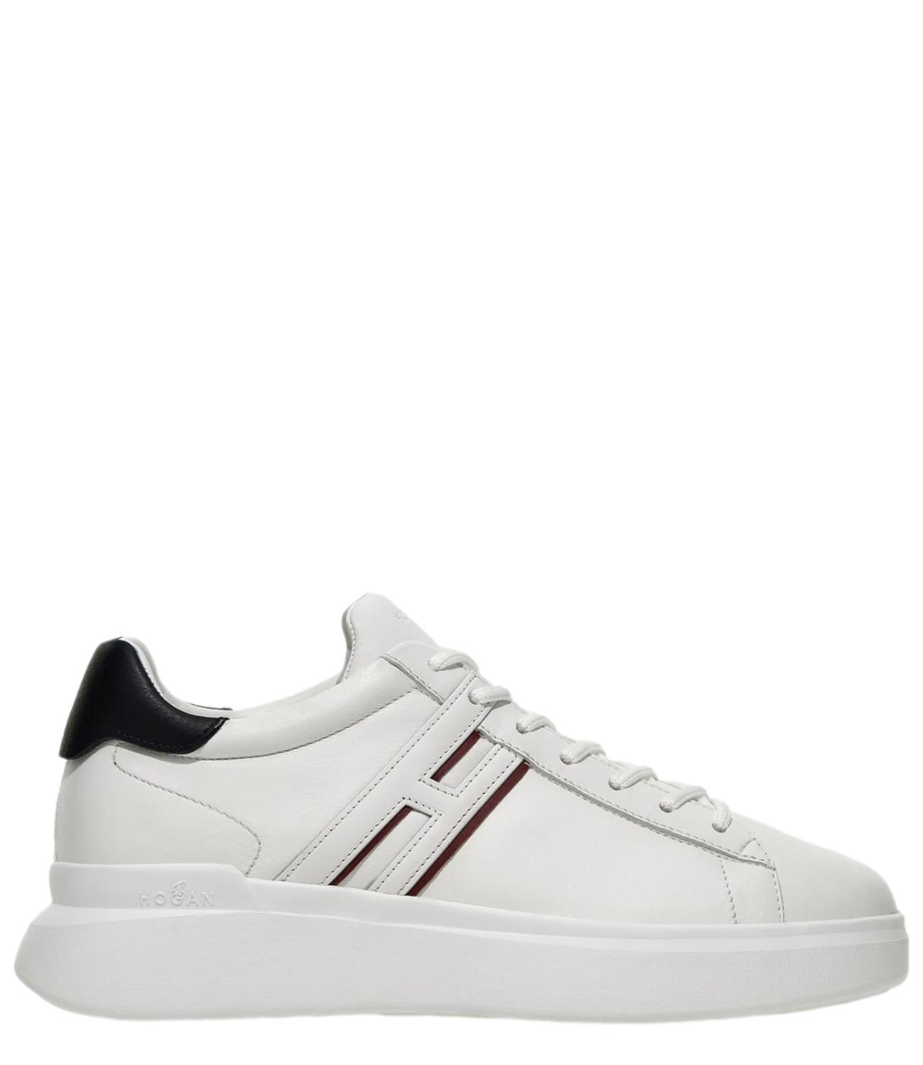 Sneakers Hogan H580 Allacciato H Profilo bianca