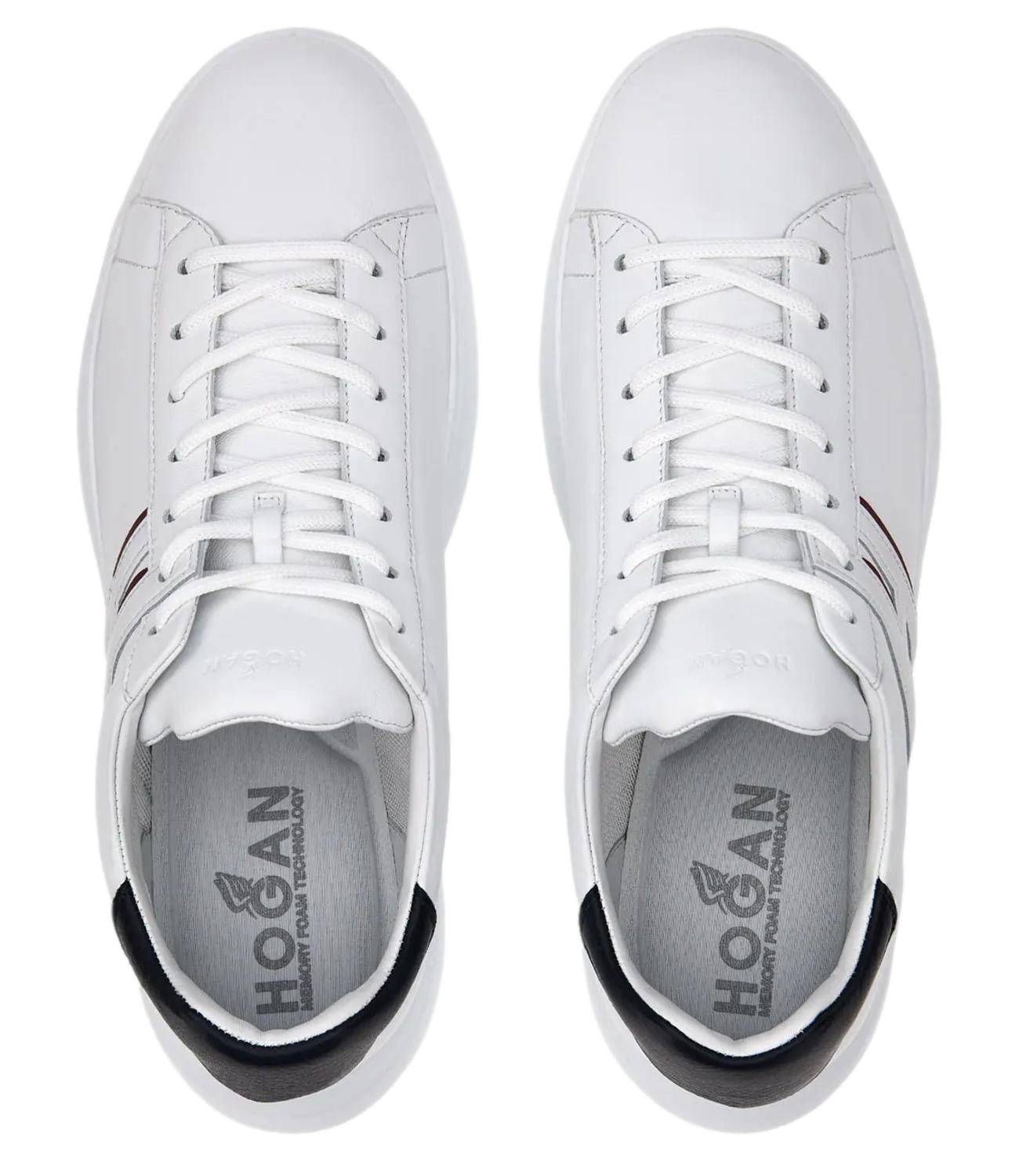 Sneakers Hogan H580 Allacciato H Profilo bianca