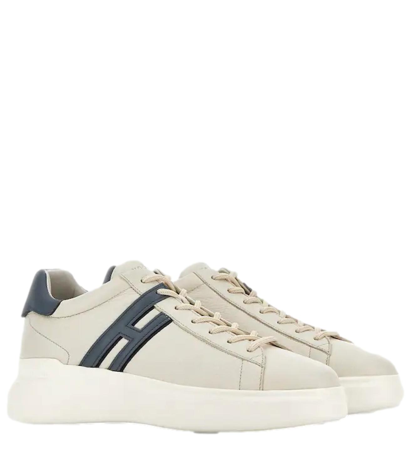 Sneakers Hogan H580 Allacciato H Profilo gesso