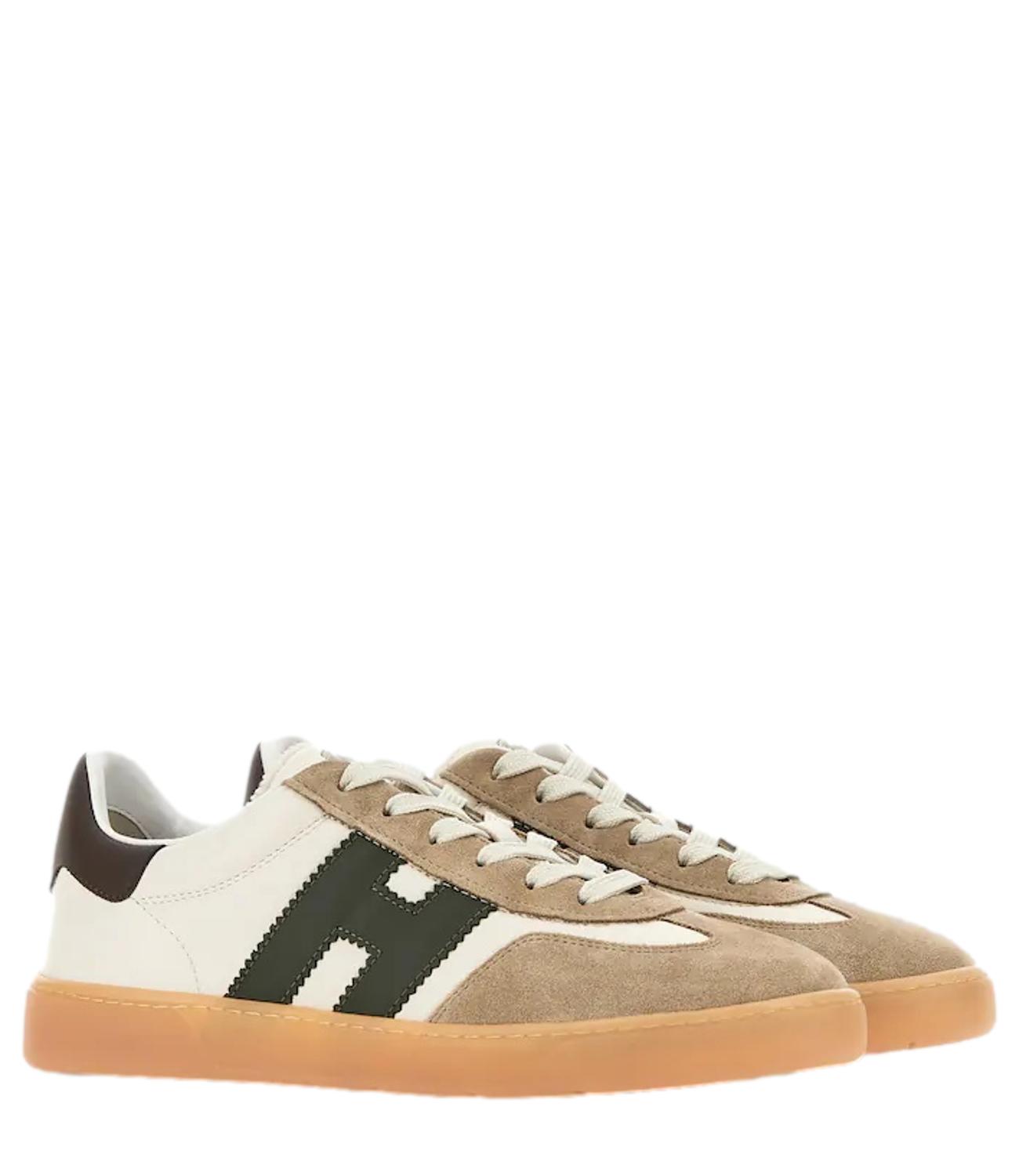 Sneakers Hogan Cool verde marrone
