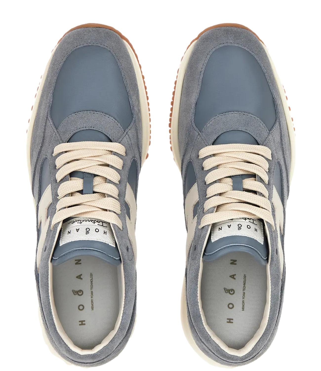Hogan Interactive(H713) Allacciato celeste donna