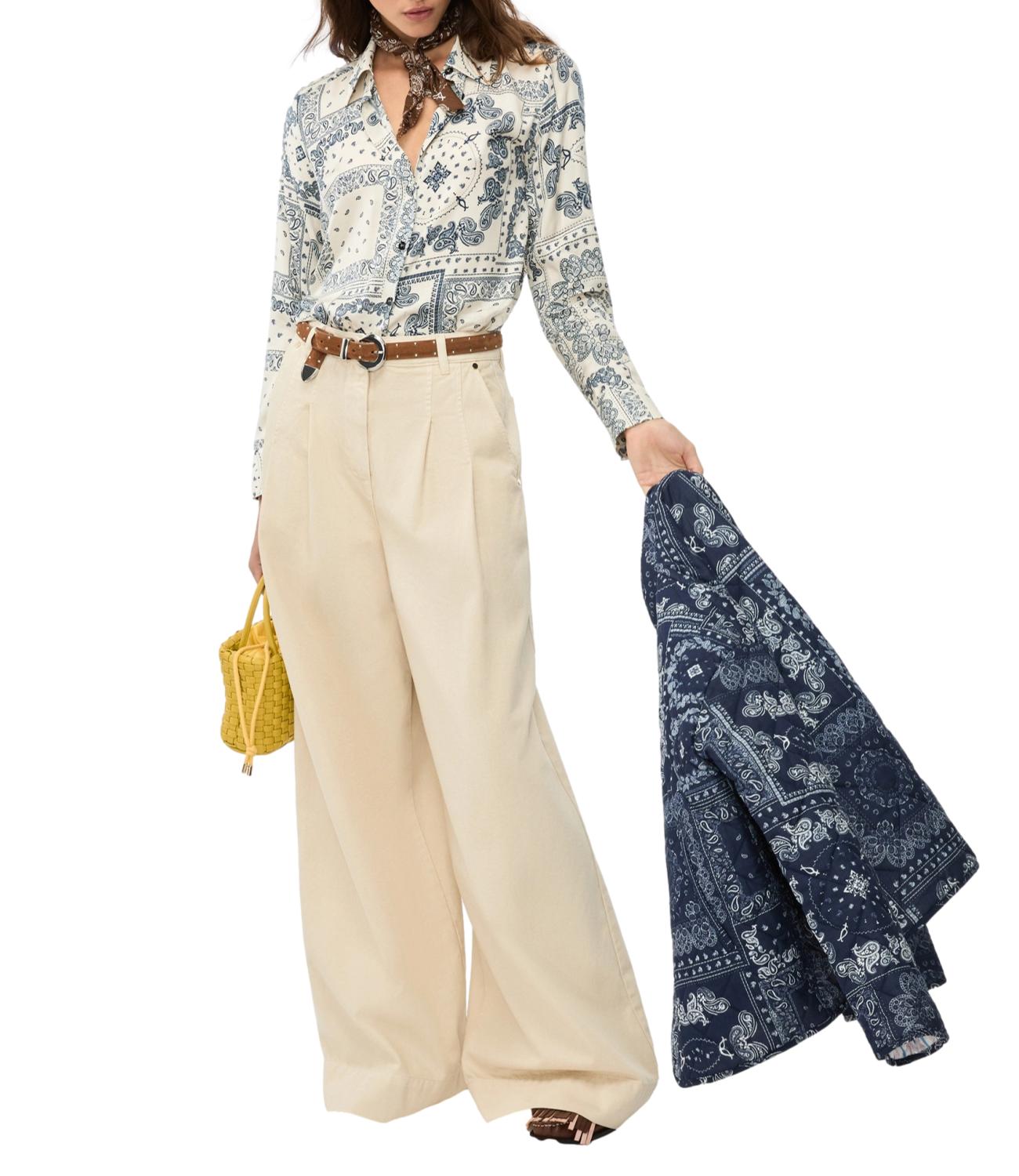 IBLUES camicia IBLEDITTO avorio donna