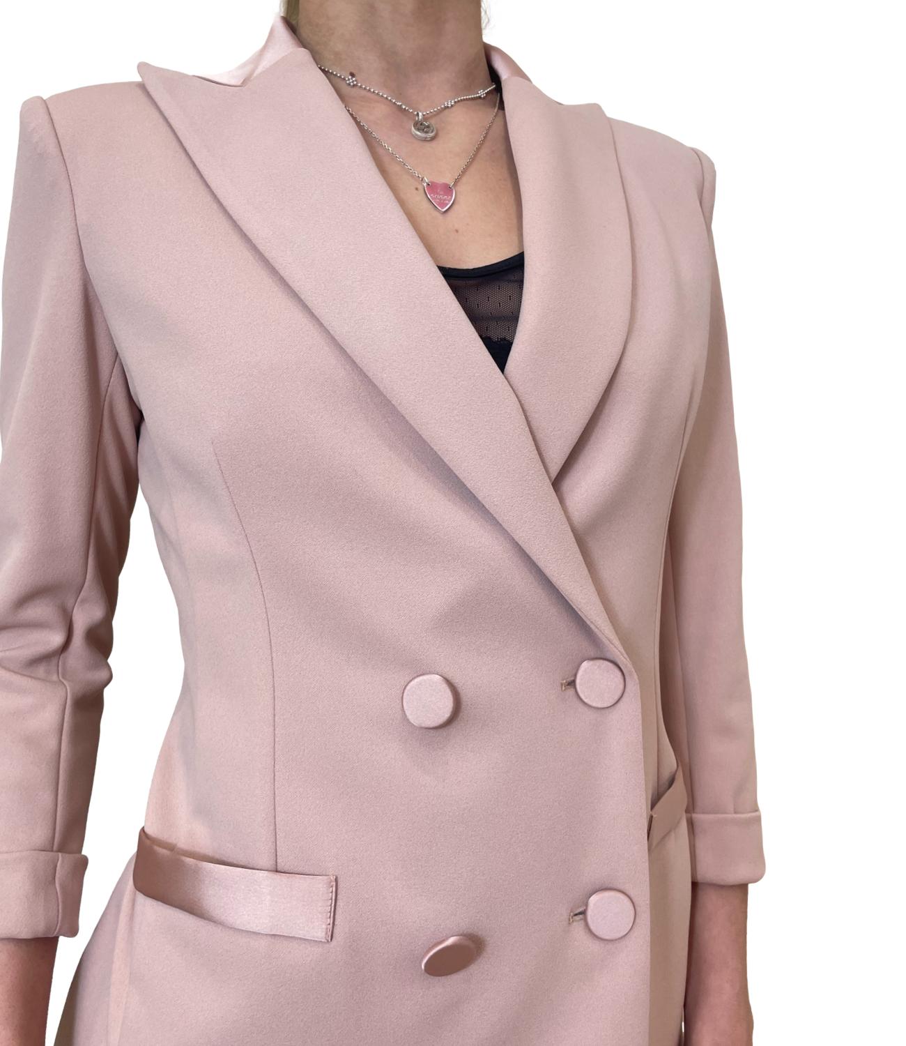 Imperial Giacca Doppiopetto Cipria Donna