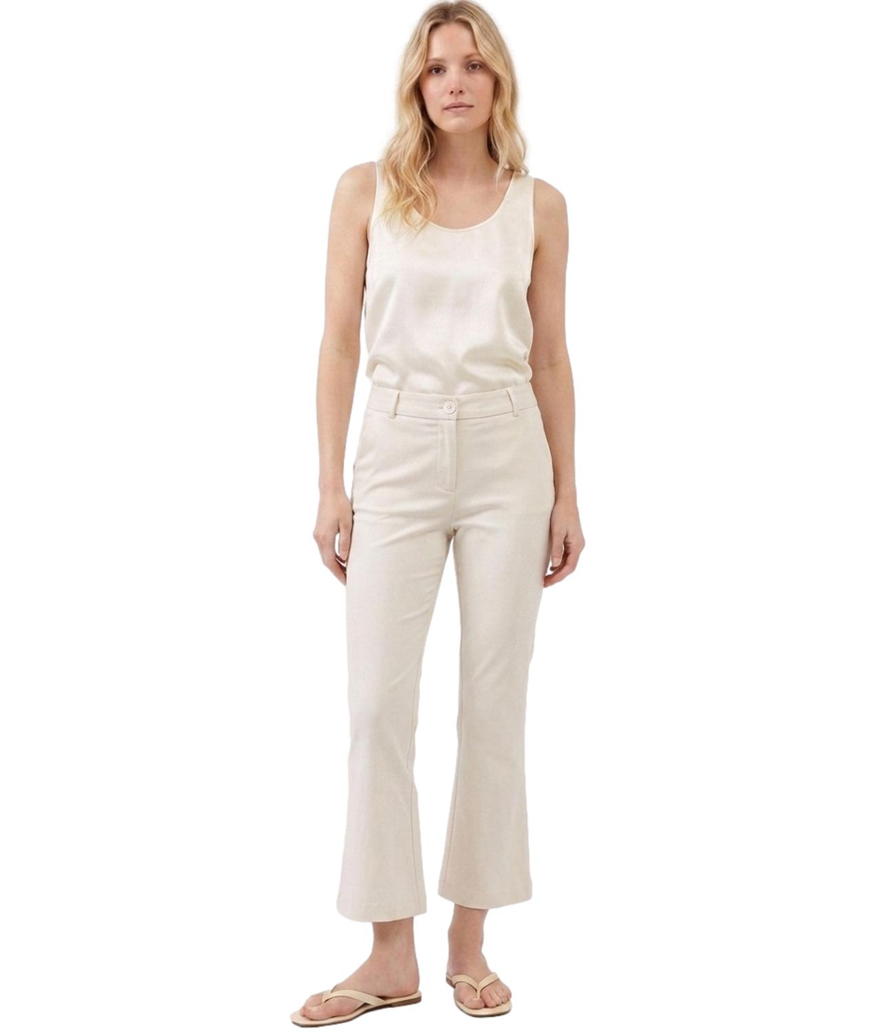 Imperial Pantalone da Donna - Bianco Lana - P99900143v