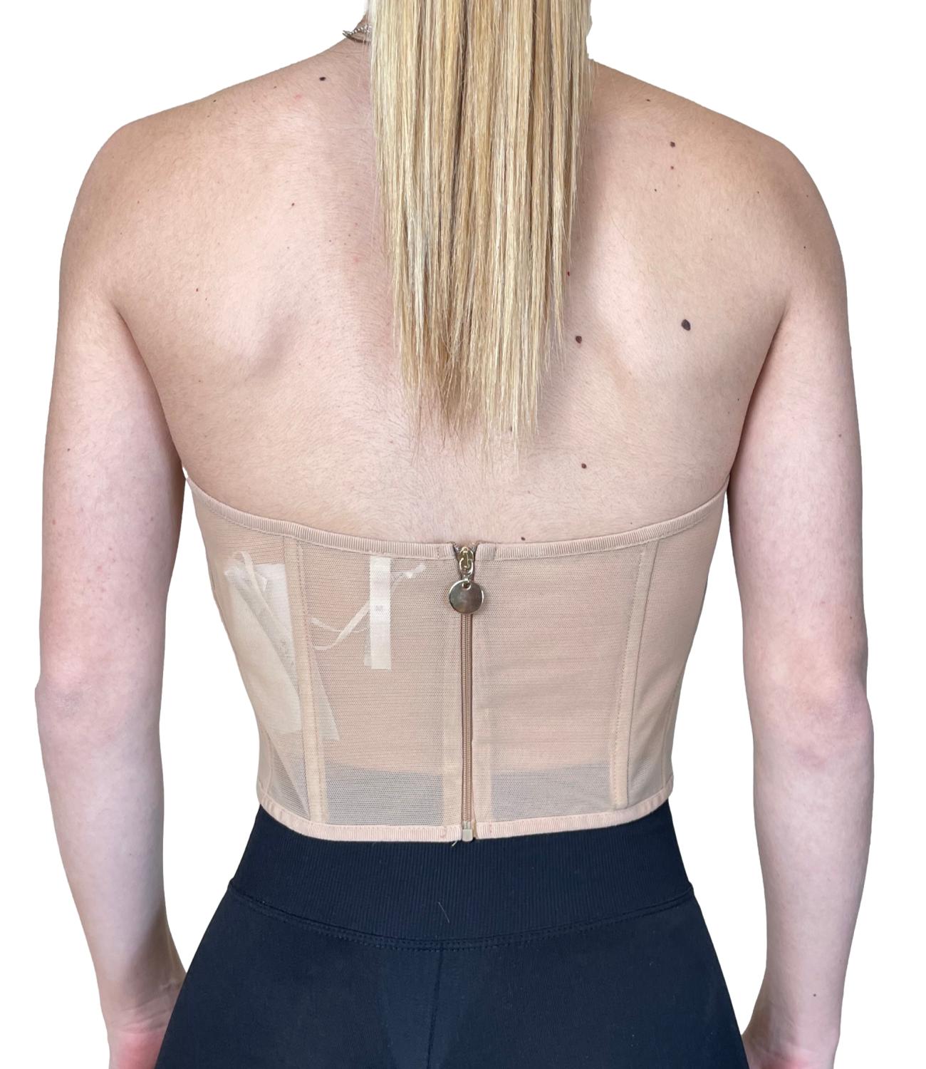 Imperial Top Bustier Cipria Donna