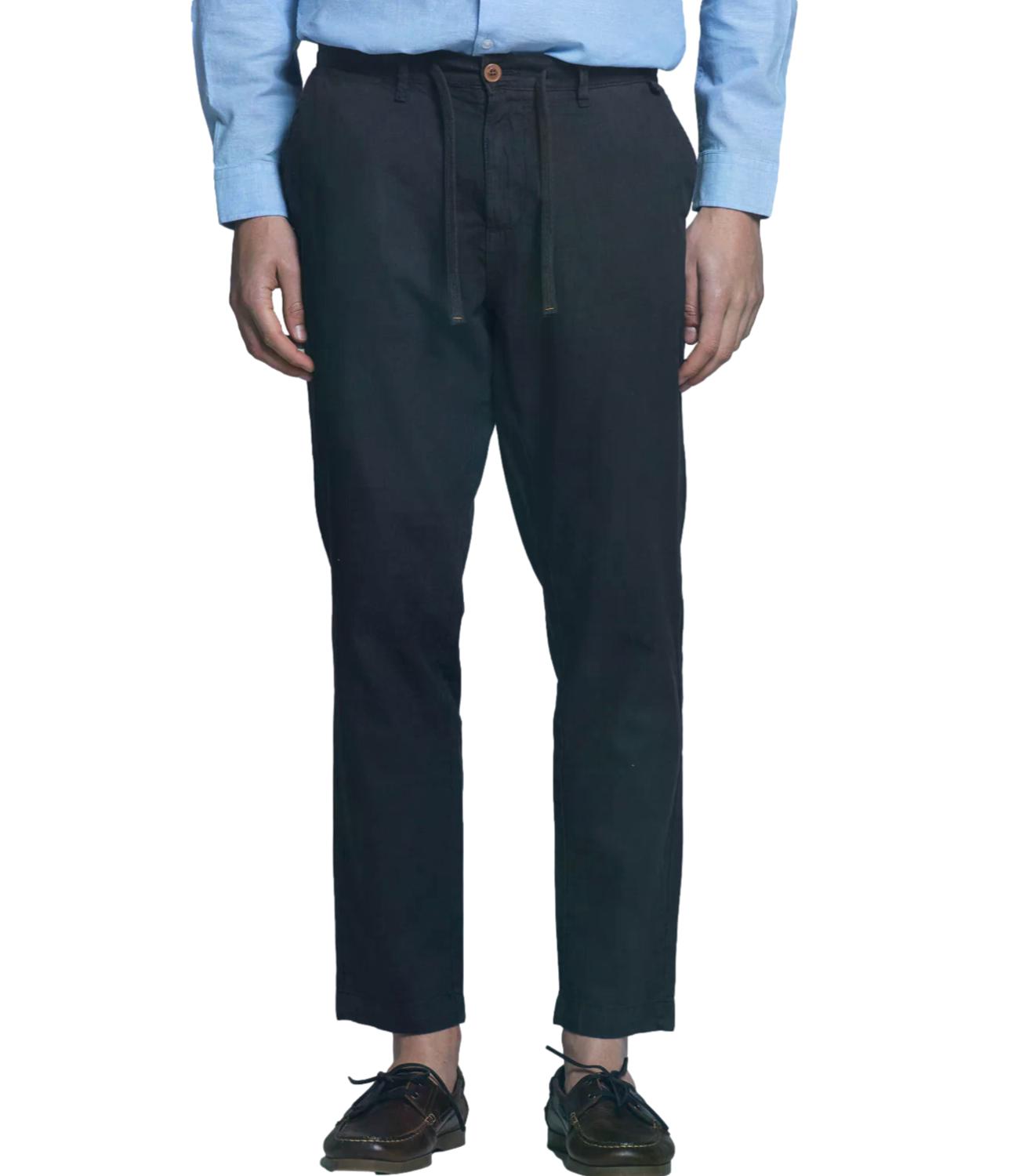 Impure Pantalone lino da Uomo - Navy - Im26sspm Miles