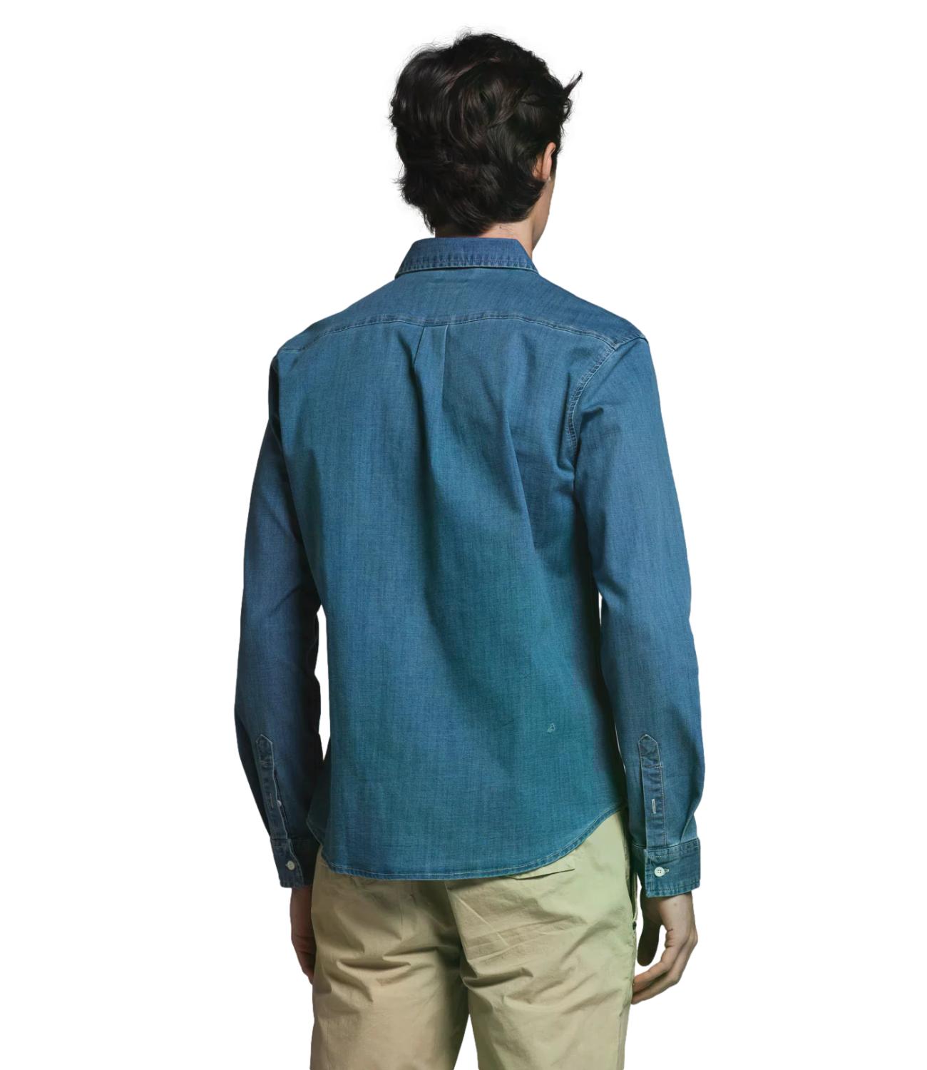 Impure Camicia jeans da Uomo - Stone Wash Blue - Im26sssm Connor