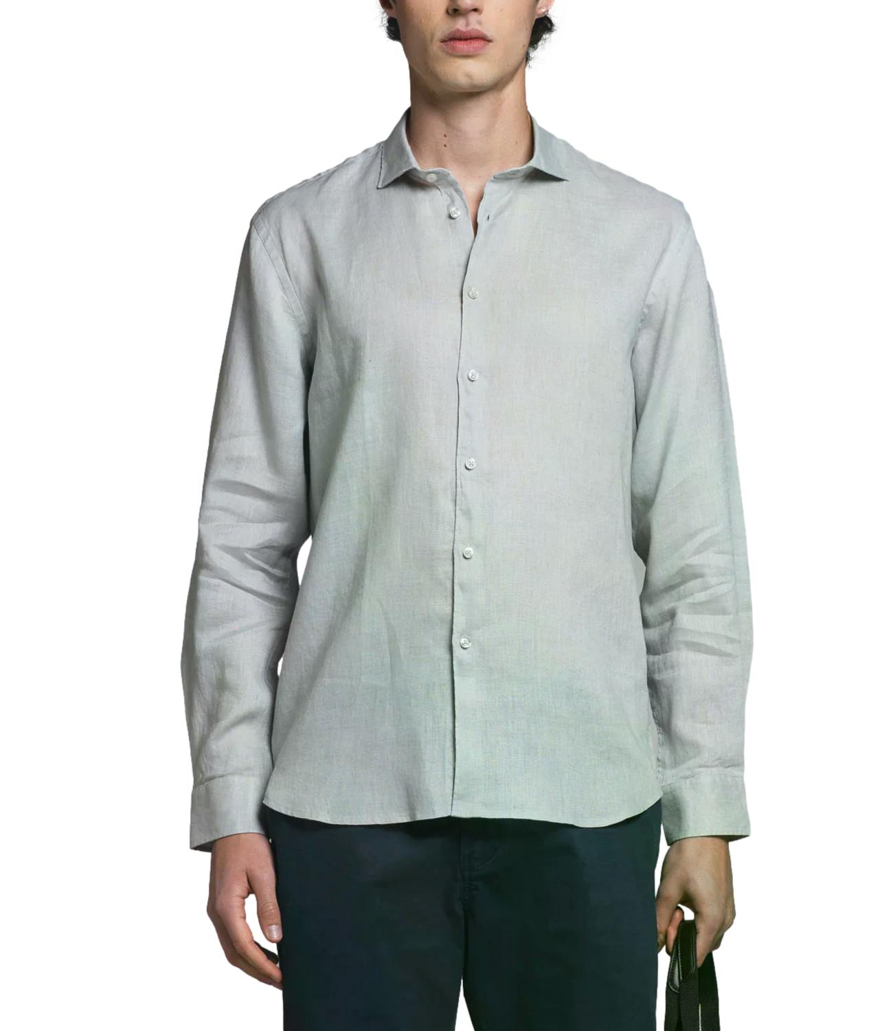 Impure Camicia lino da Uomo - Lt. Grey - Im26sssm Riley Lin