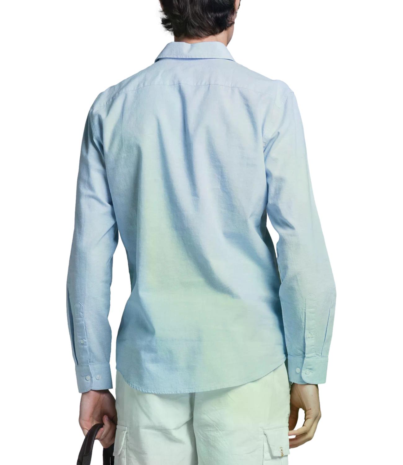 Impure Camicia lino da Uomo - Sky - Im26sssm Riley Lin
