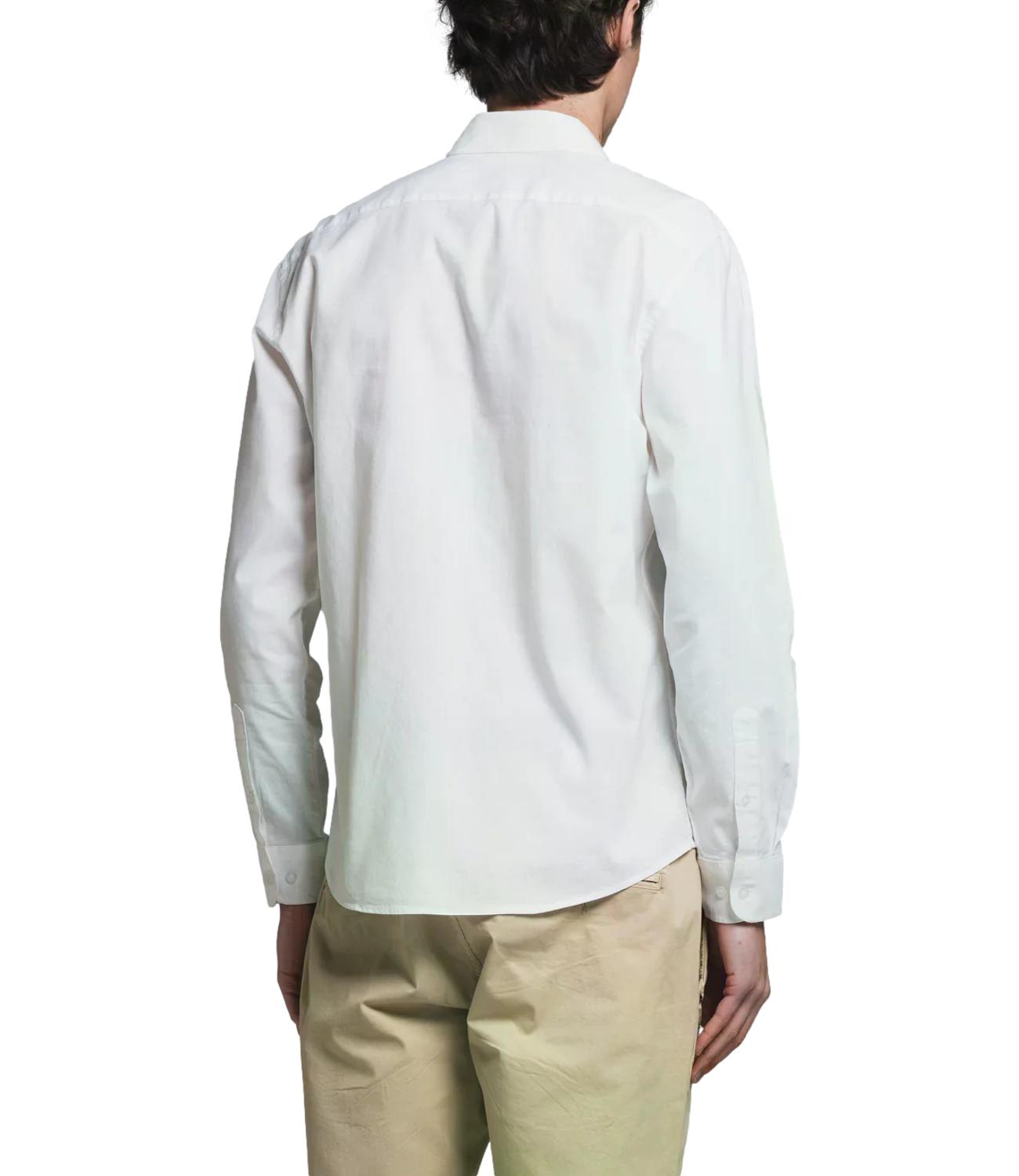 Impure Camicia lino da Uomo - White - Im26sssm Riley Lin