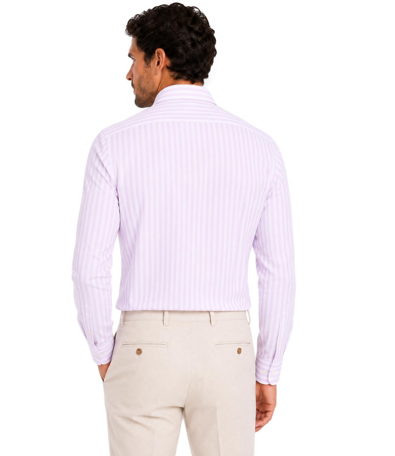 Impure Camicia lino e cotone da Uomo - Pink Stripe - Im26sssm Riley365