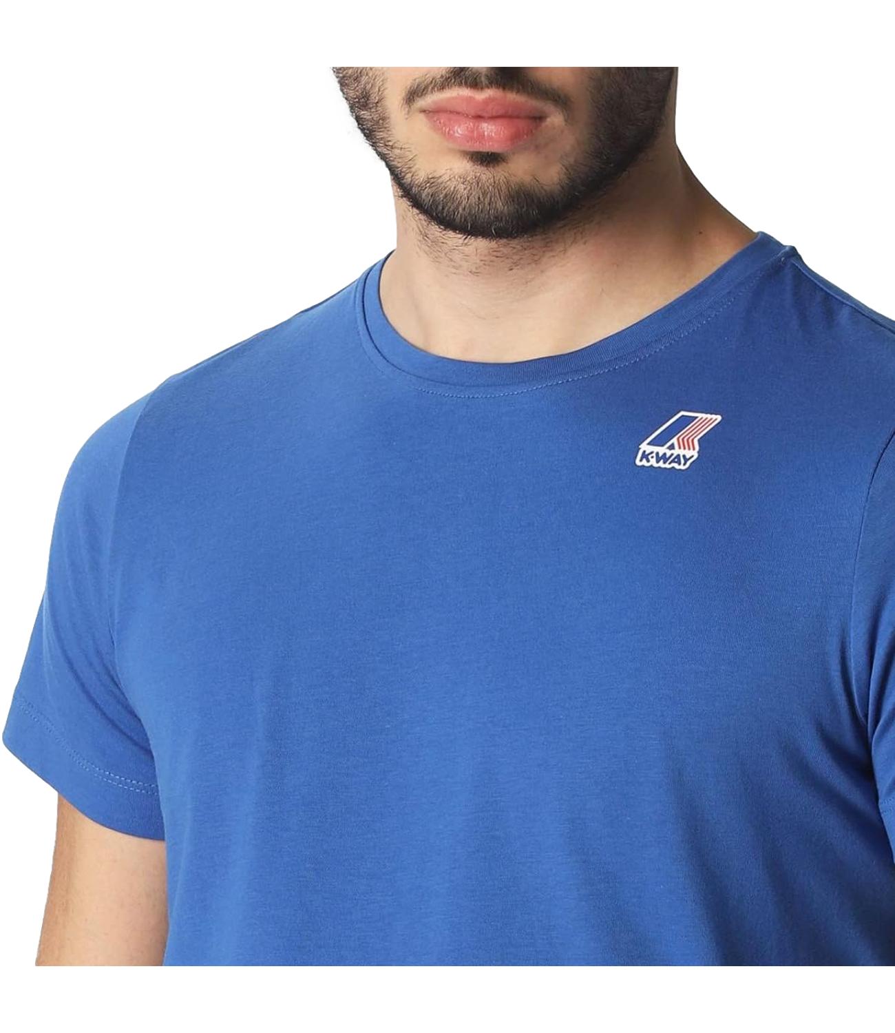 K-Way T-Shirt da Uomo - Blue Royal Marine - K7142kw