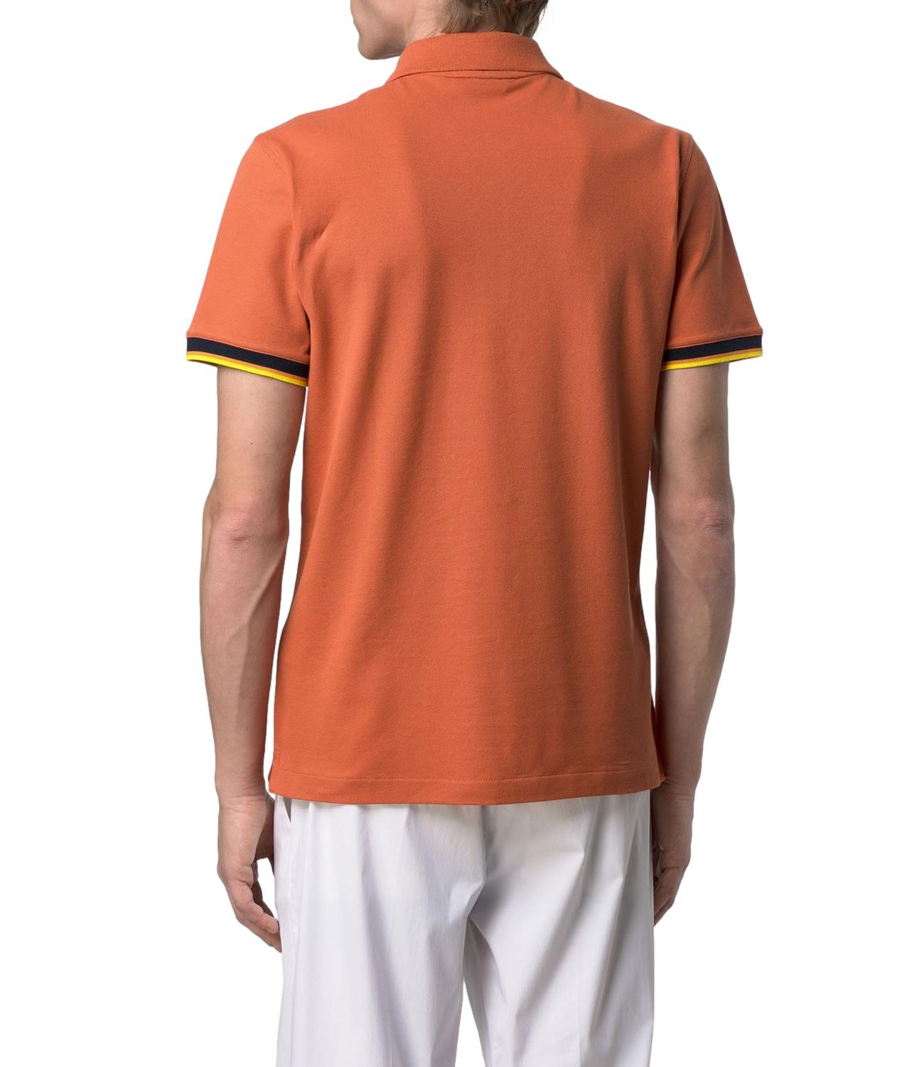 Vincent pique orange brownish