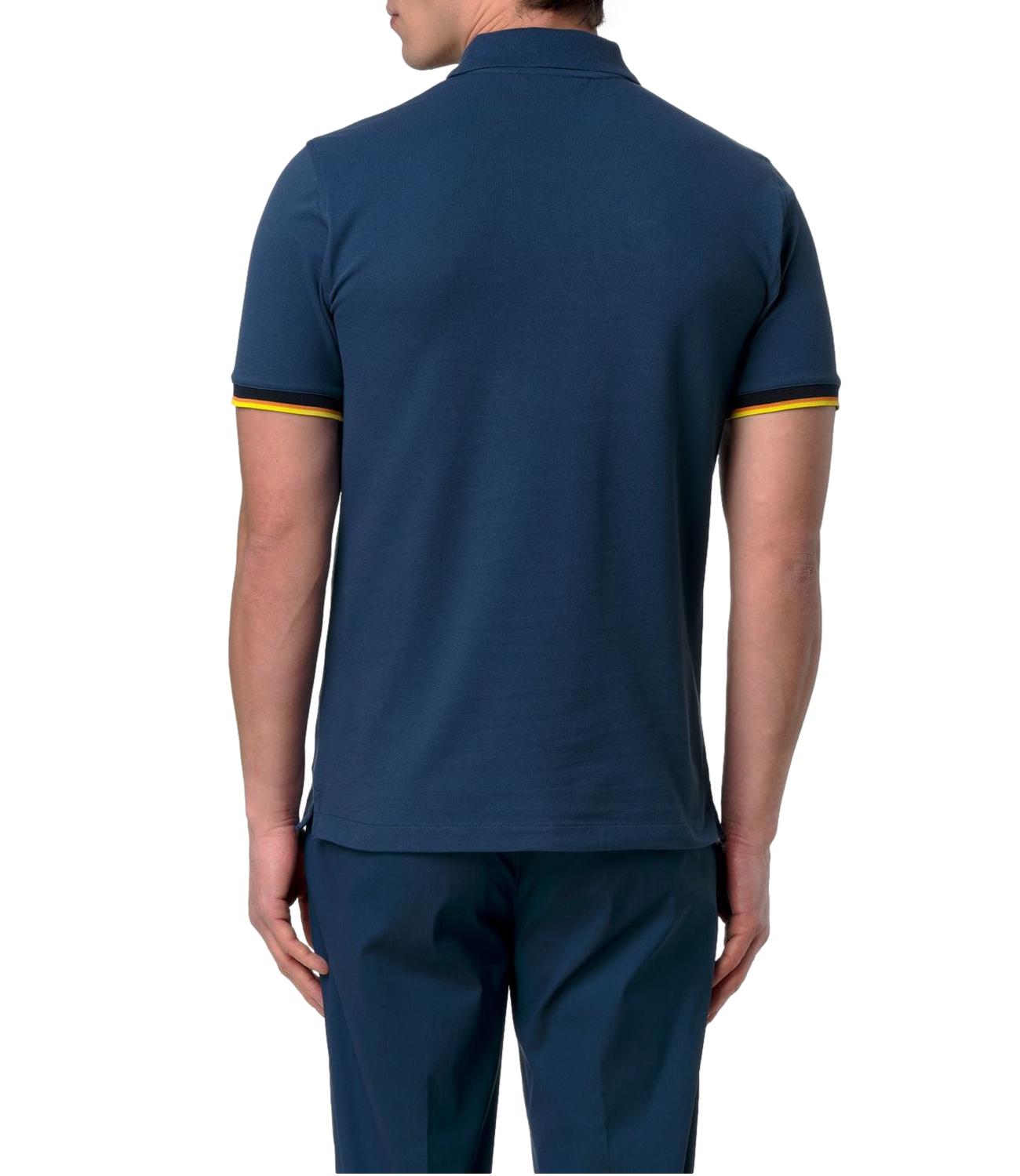 Vincent pique blue insignia