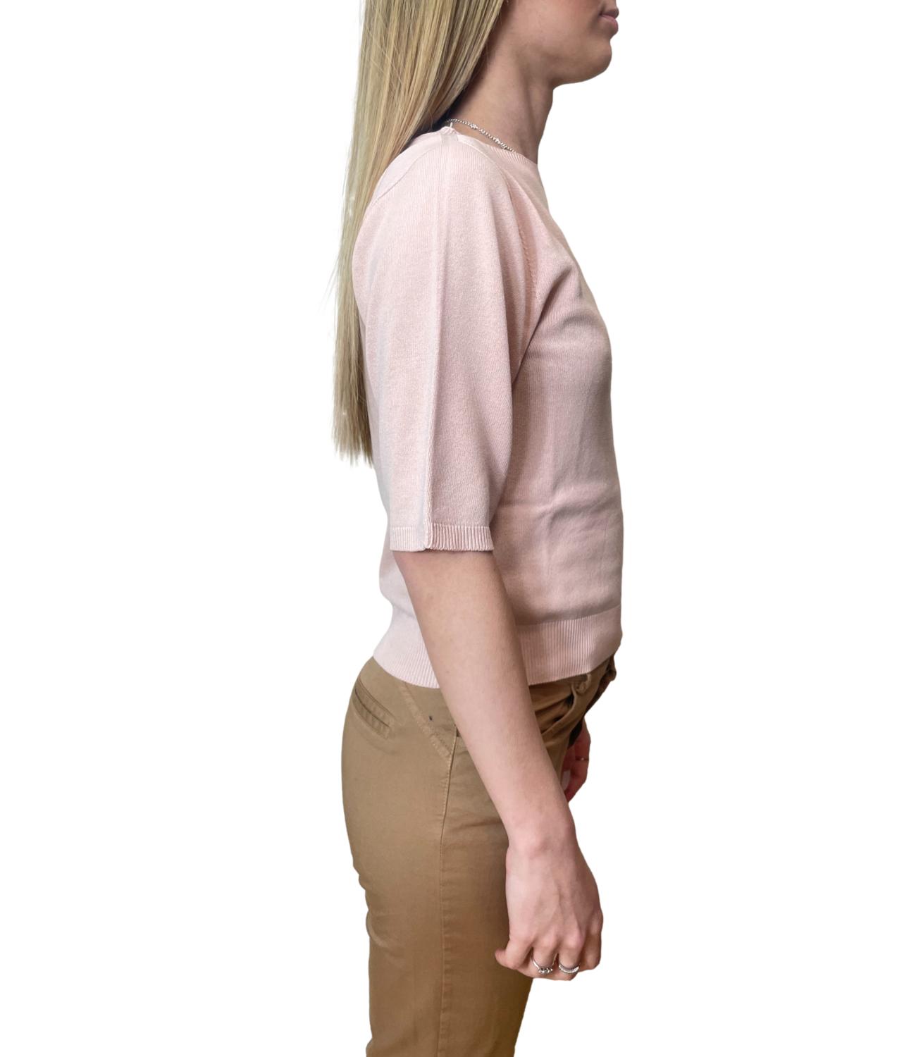 Kontatto Maglia Girocollo Rosa Donna
