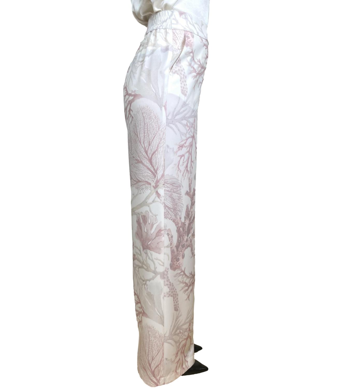 Kontatto Pantalone Coralli Fantasia Donna
