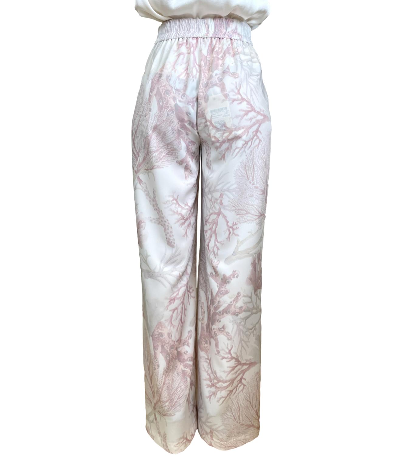 Kontatto Pantalone Coralli Fantasia Donna