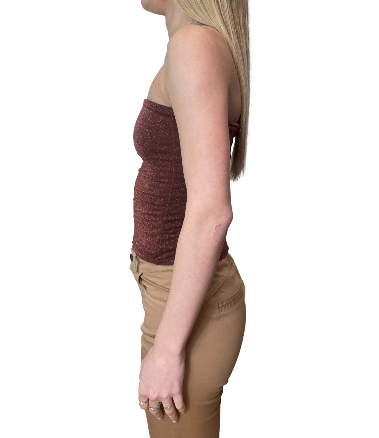 Kontatto Top Fascia Ruggine Donna