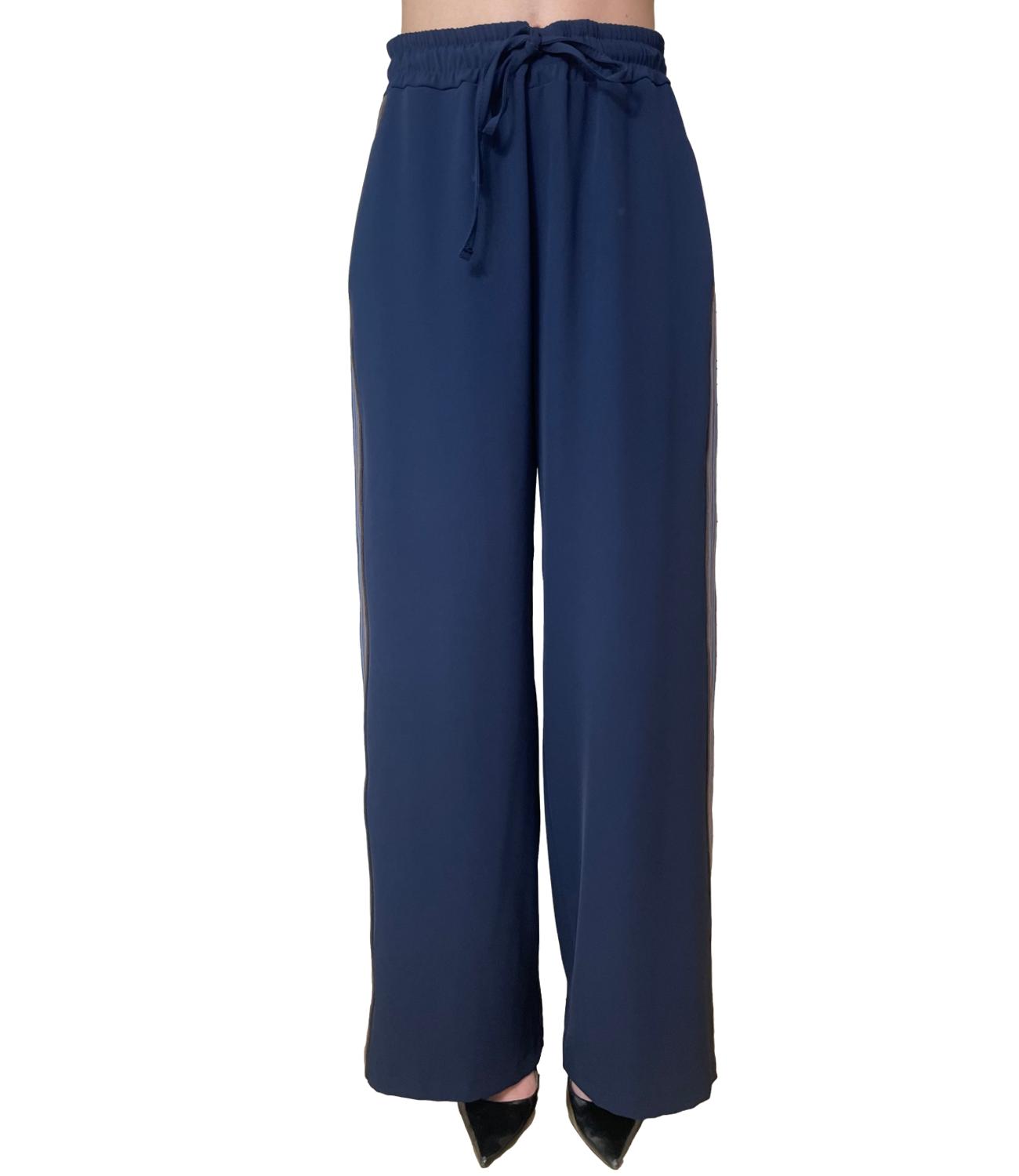 Kontatto Pantalone Blu Donna