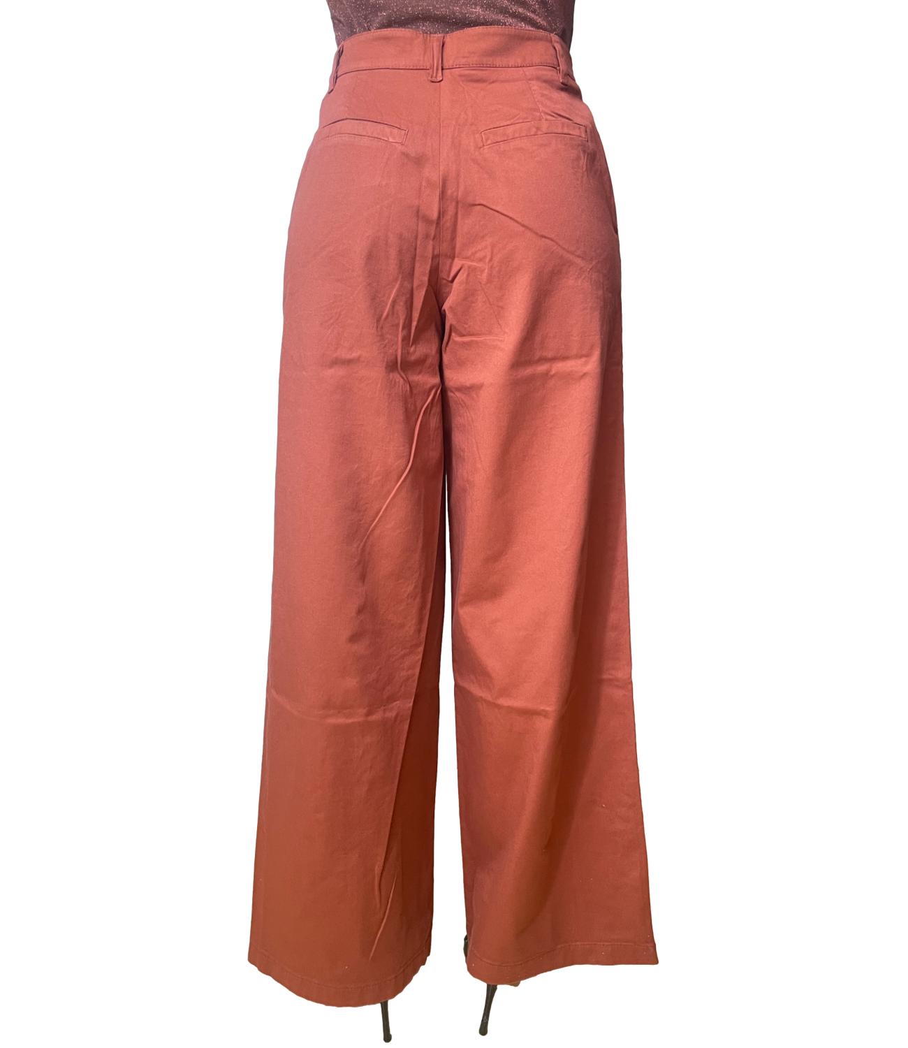 Kontatto Pantalone C/Foulard Ruggine Donna