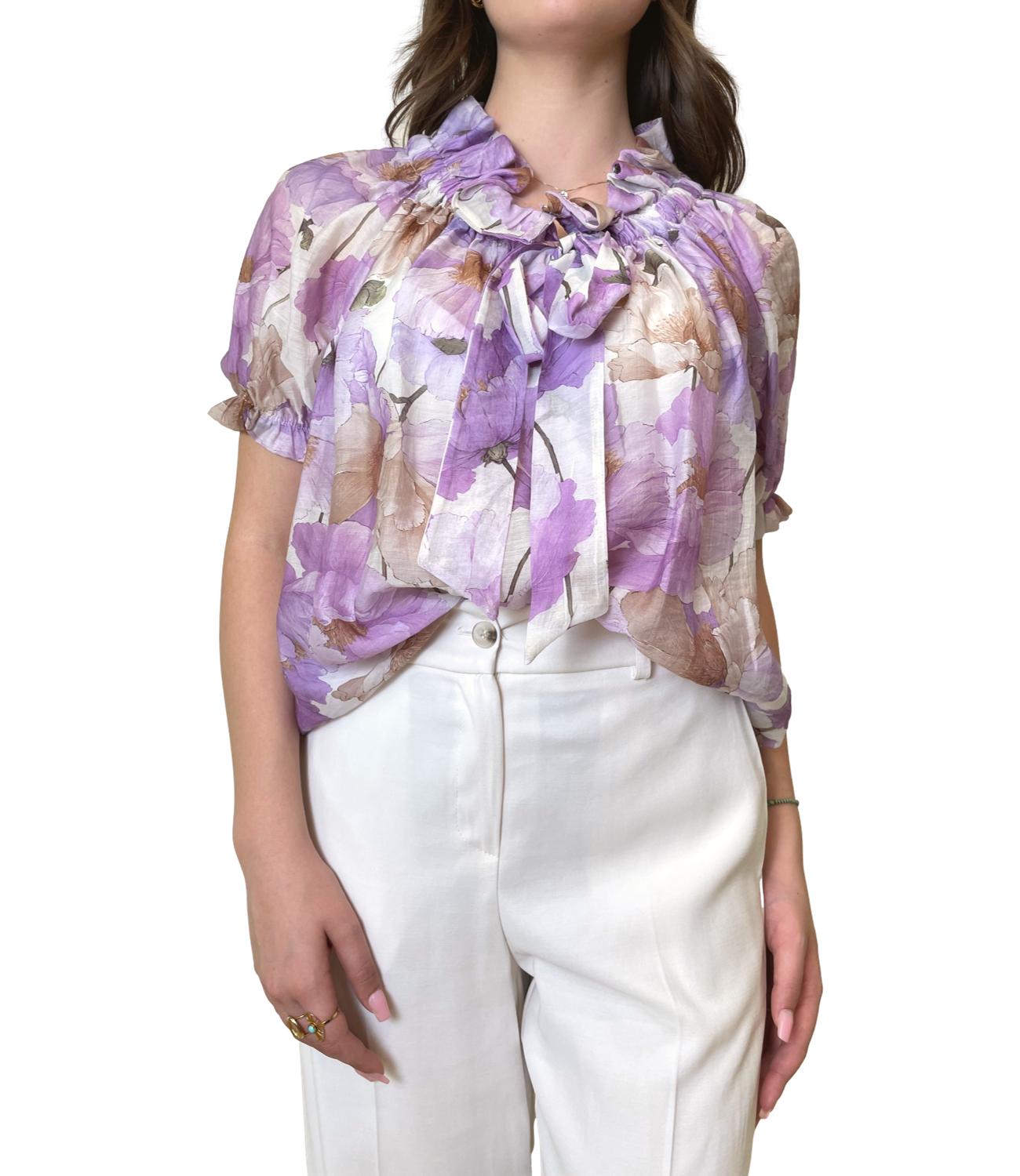 Kontatto Blusa Papavero Donna