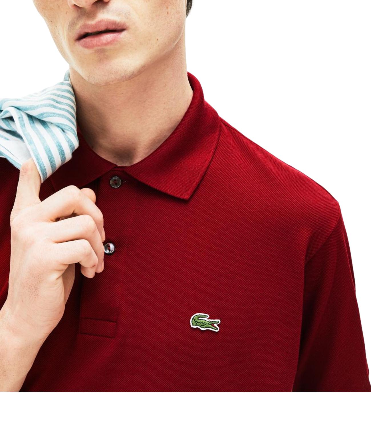 Polo Manica Corta bordeaux