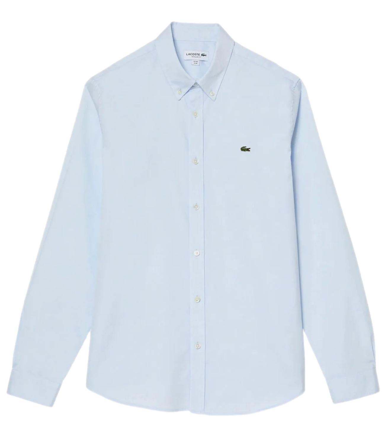 Lacoste Camicia da Uomo - Celeste