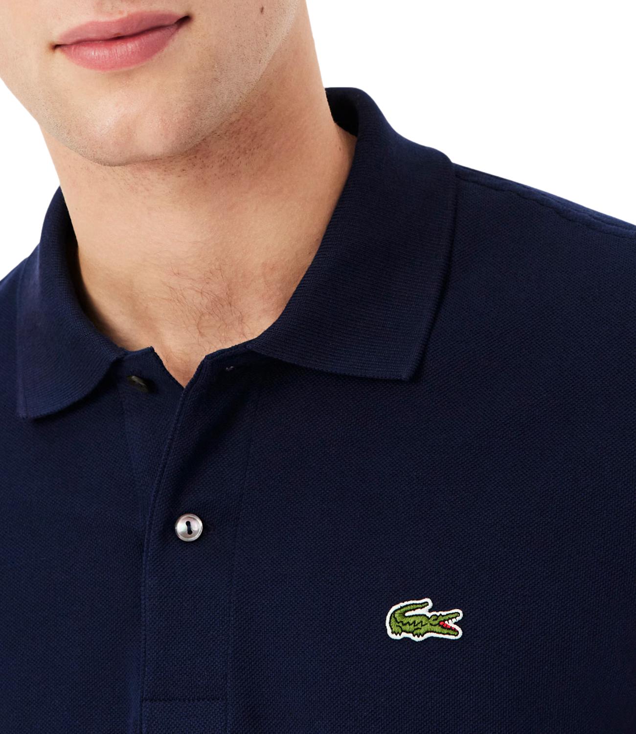 Polo Manica Lunga Uomo Blu