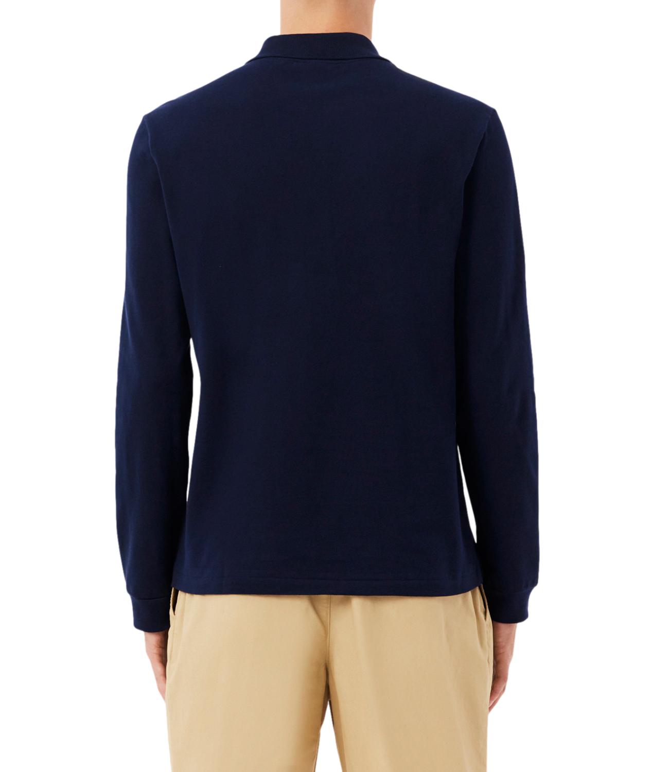 Polo Manica Lunga Uomo Blu