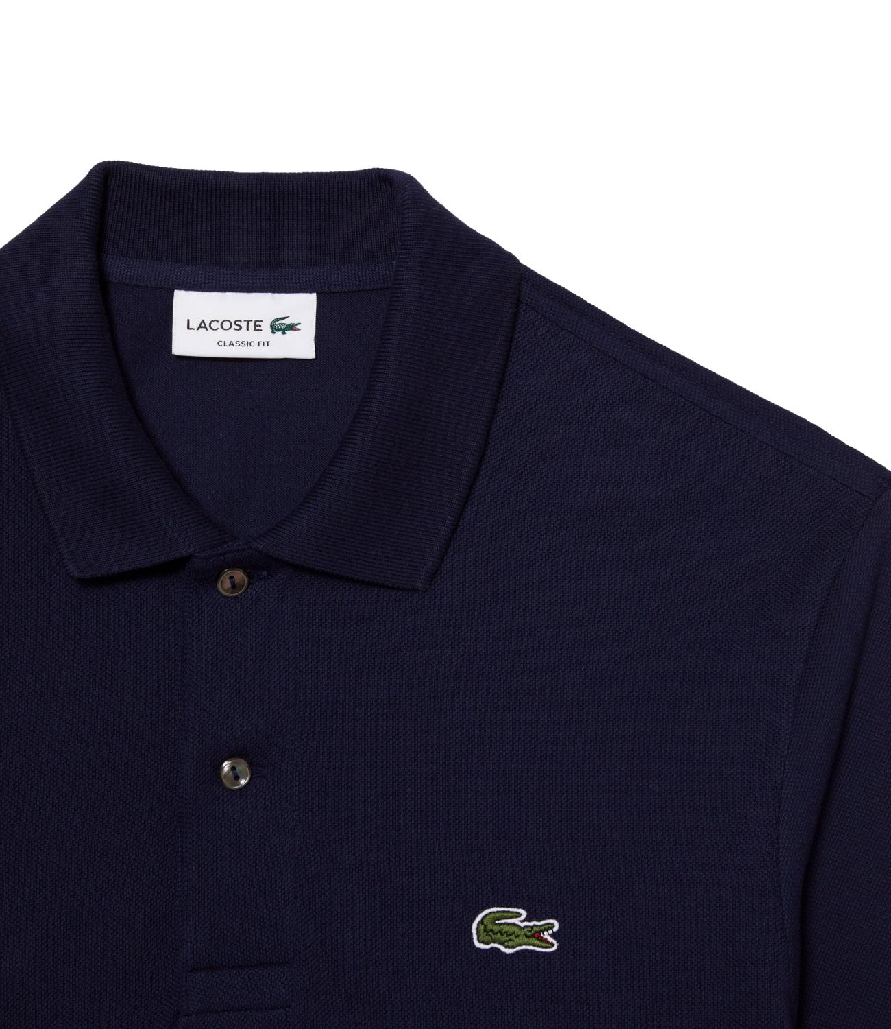 Polo Manica Lunga Uomo Blu