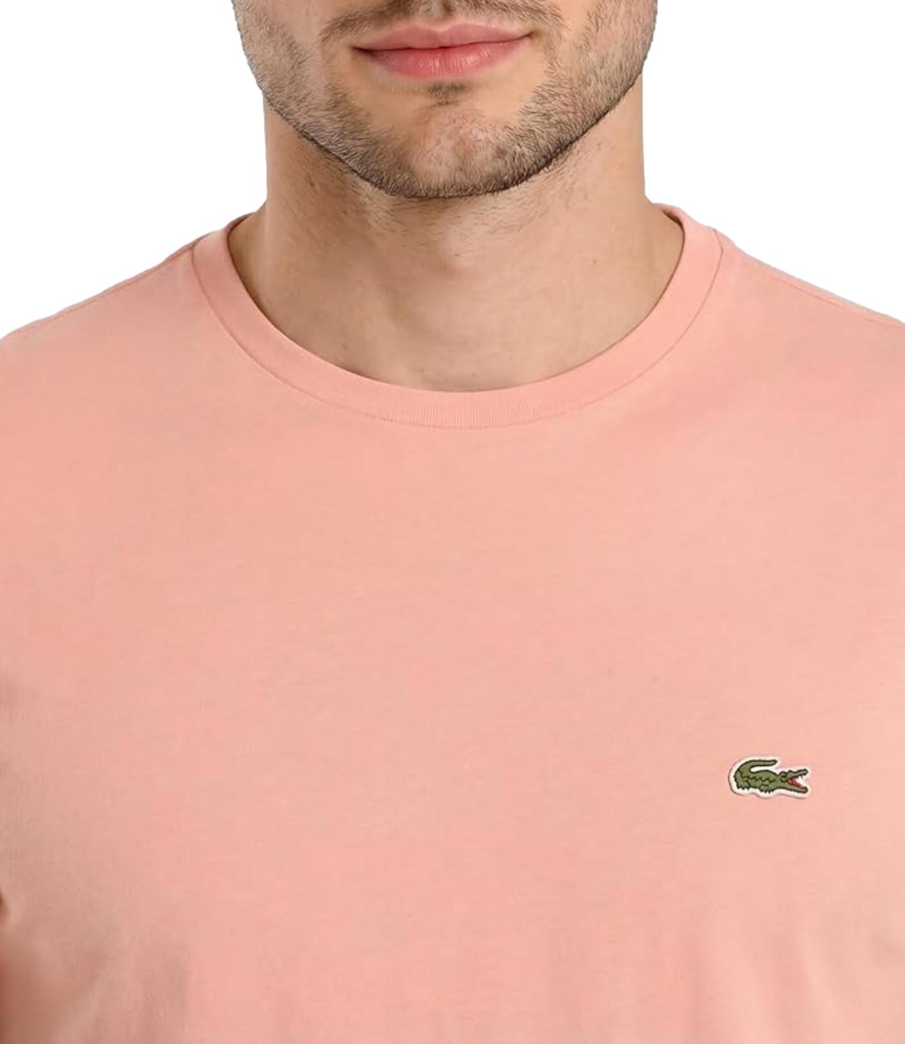 Lacoste T-Shirt da Uomo - Rosa Confetto - Th6709