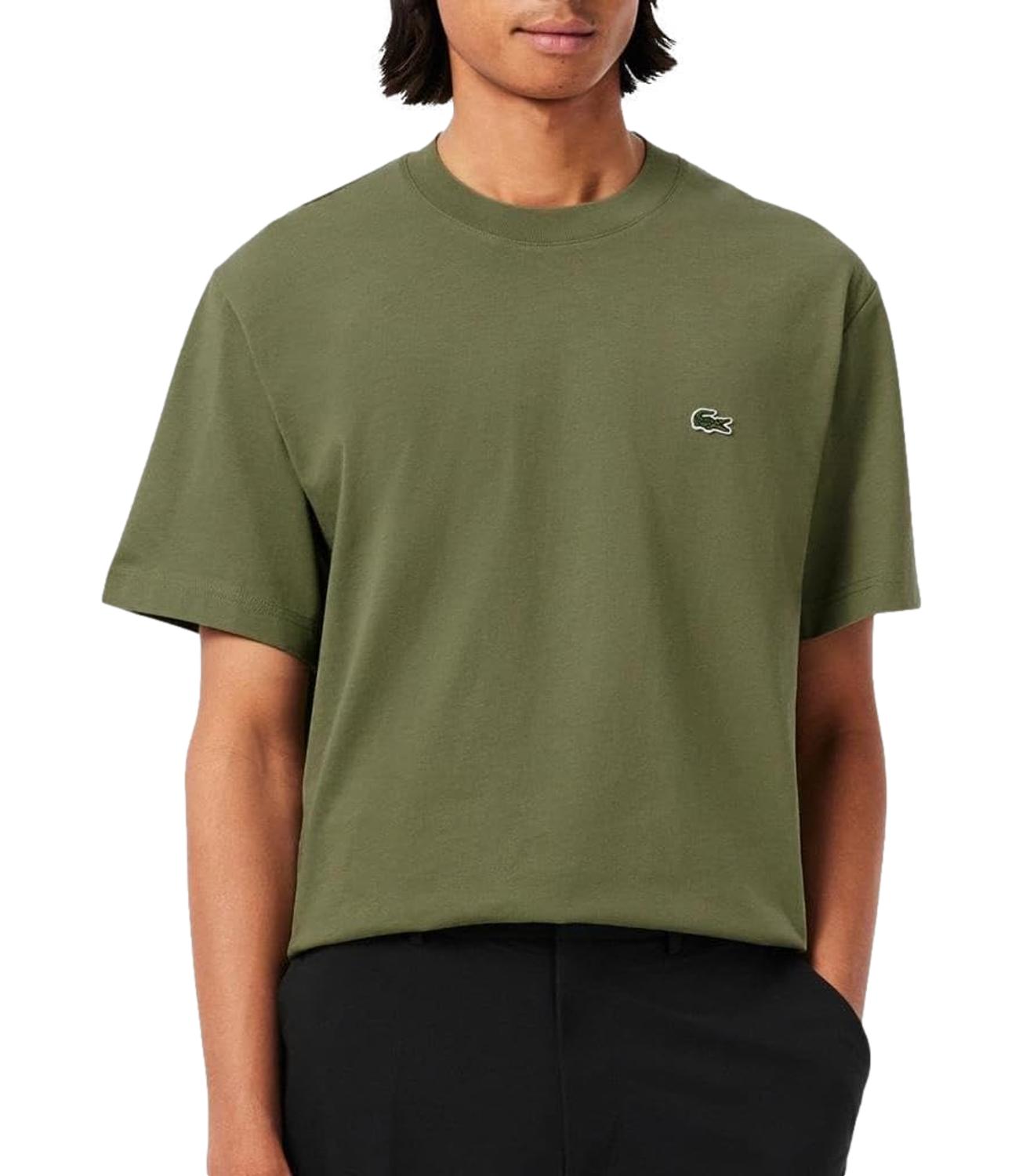 Lacoste T-Shirt da Uomo - Verde Militare - Th7318