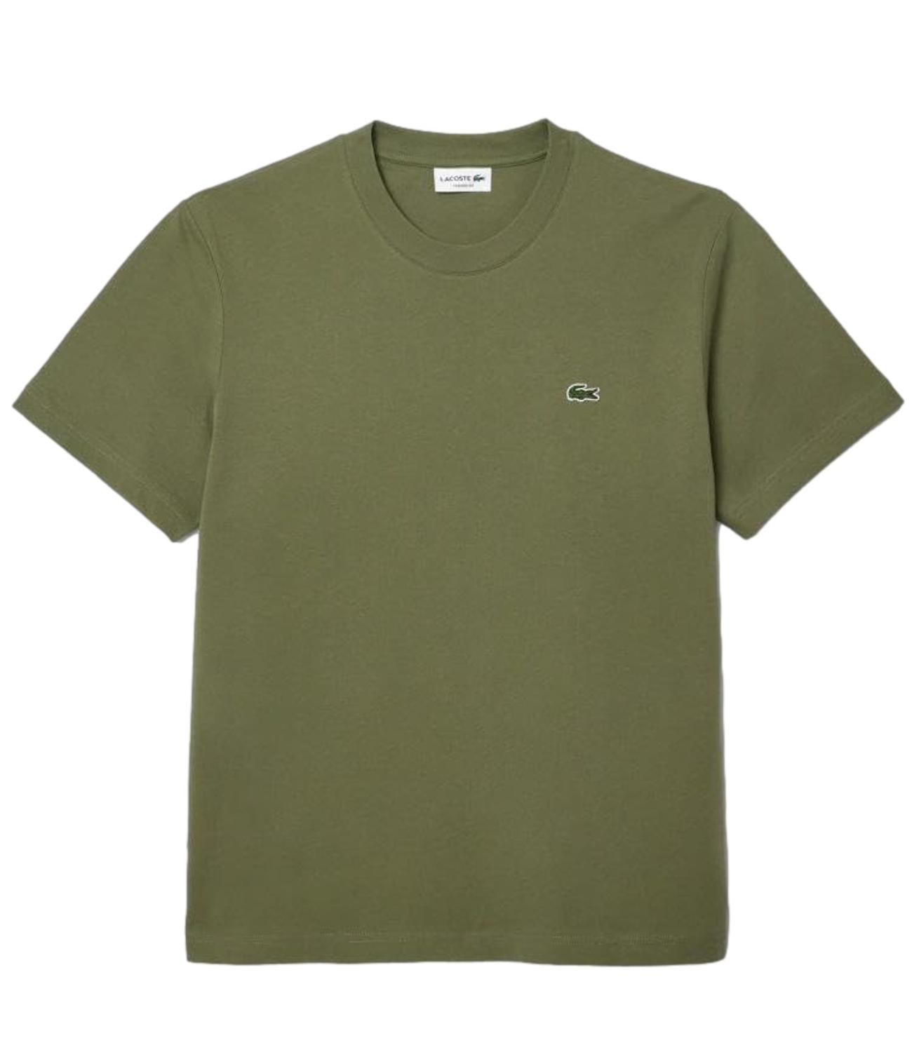 Lacoste T-Shirt da Uomo - Verde Militare - Th7318